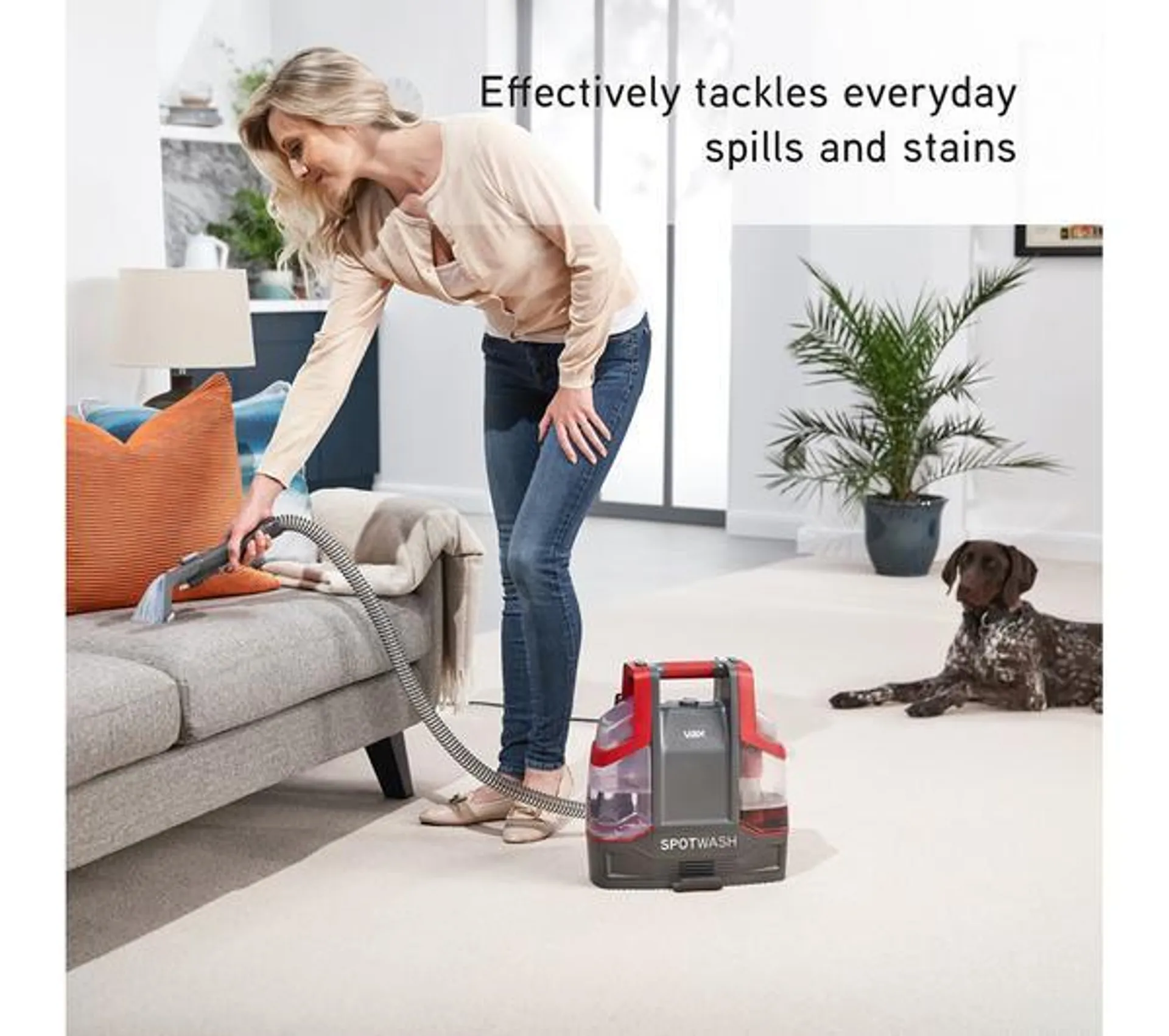 VAX SpotWash CDCW-CSXS Carpet Cleaner - Graphite & Red