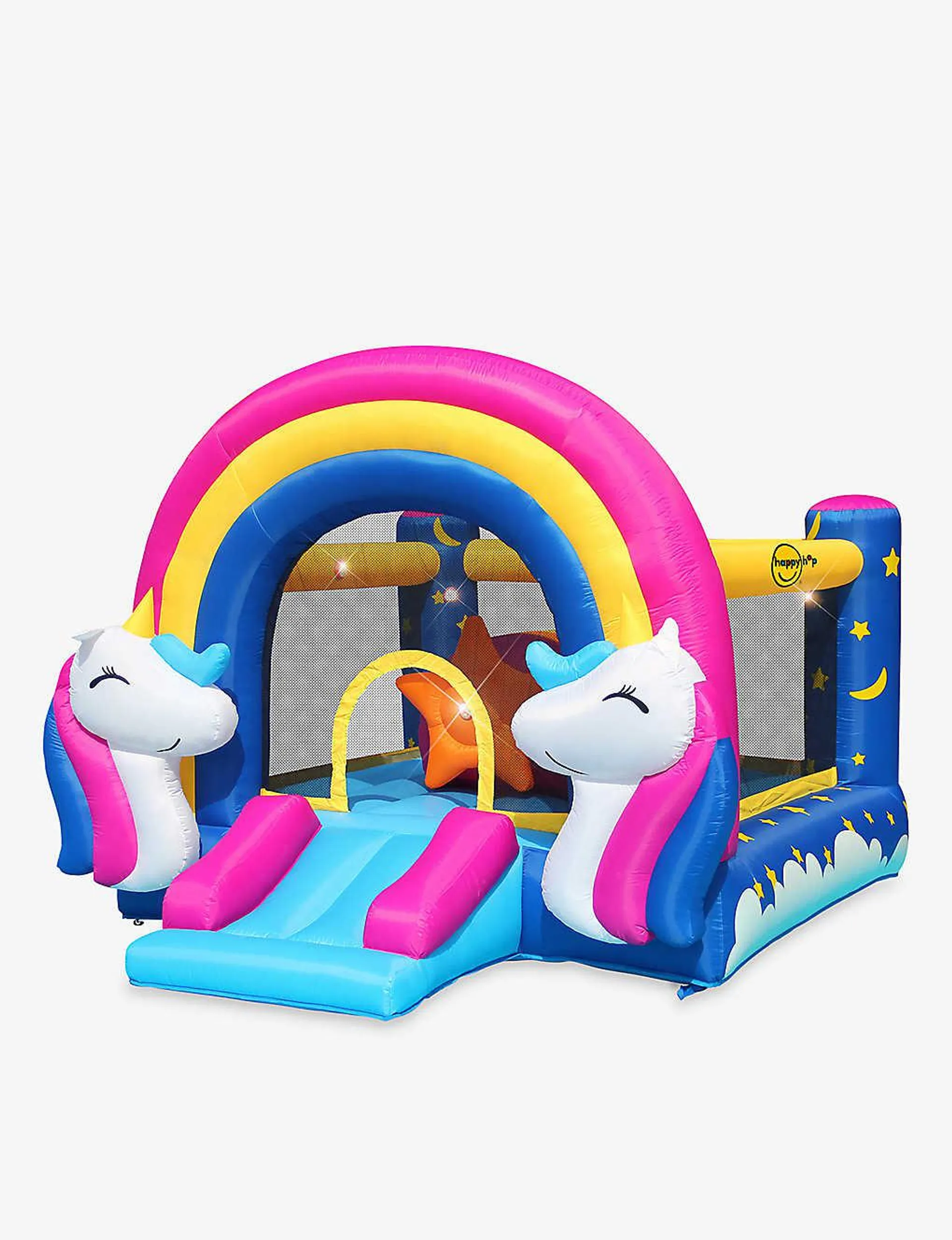 Happy Hop Unicorn musical inflatable bouncer 215cm