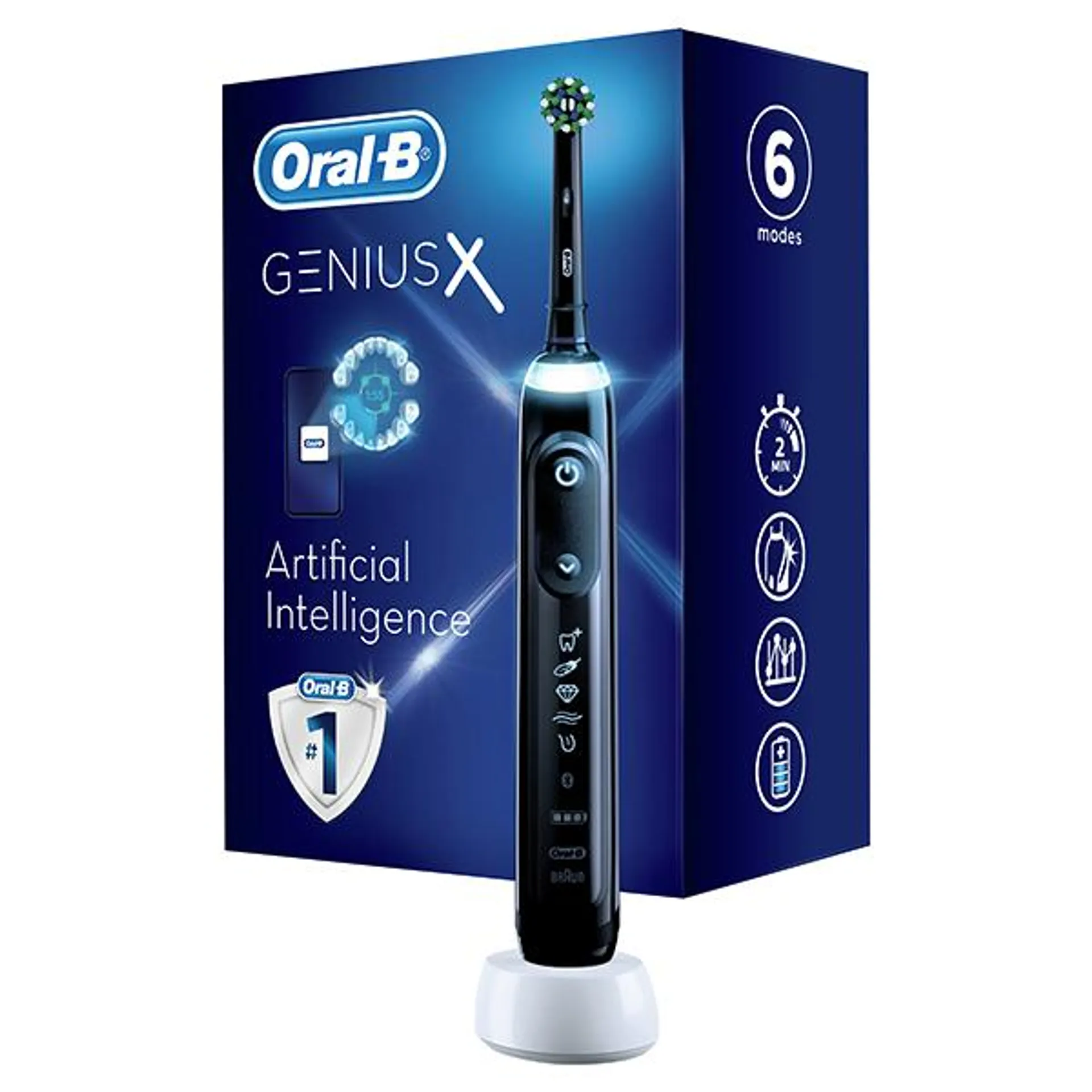 Oral-B Genius X Black Electric Rechargeable Toothbrush