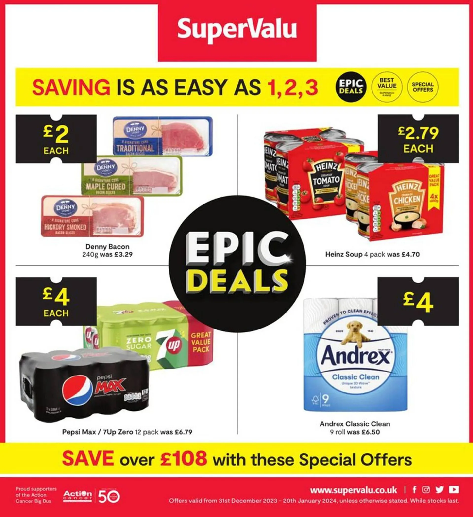 SuperValu leaflet from 31 December to 20 January 2024 - Catalogue Page 