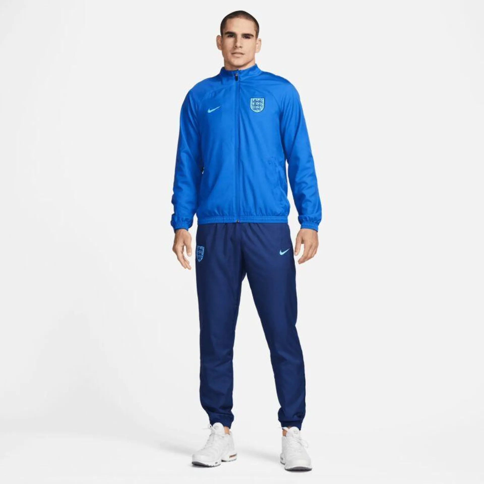 Nike England Dri-Fit Strike Woven Tracksuit - Royal/Blue 2022-2023