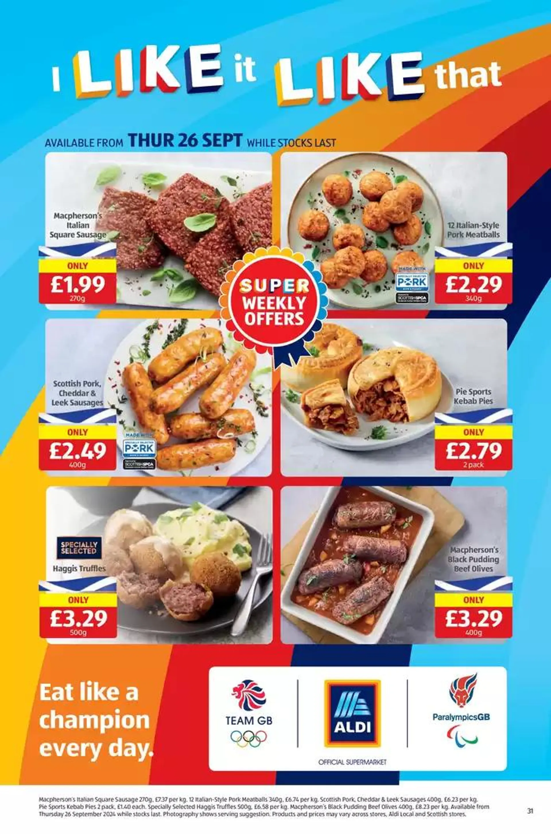 Aldi SpecialBuys Scotland from 26 September to 10 October 2024 - Catalogue Page 30