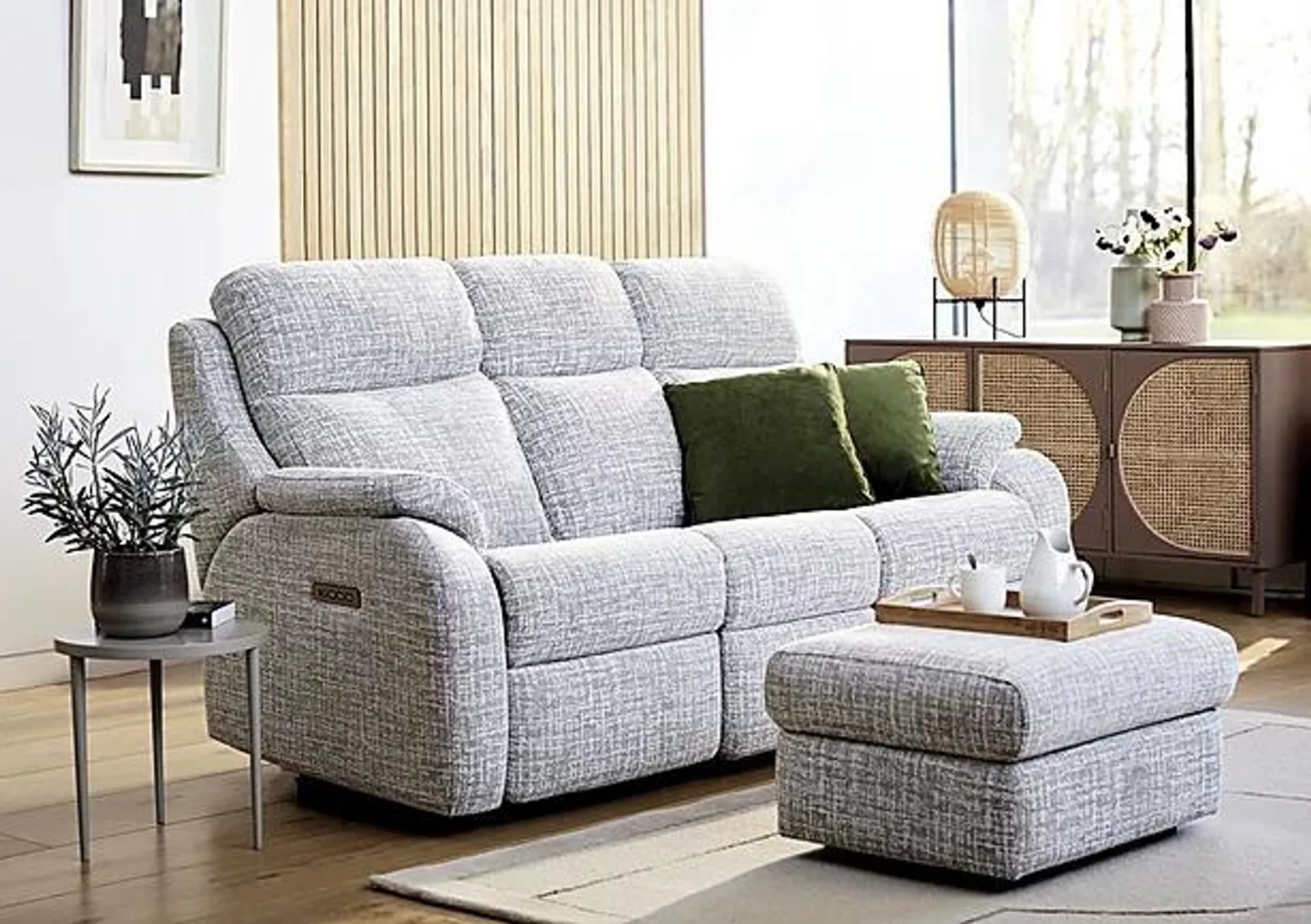 Kingsbury 3 Seater Fabric Sofa