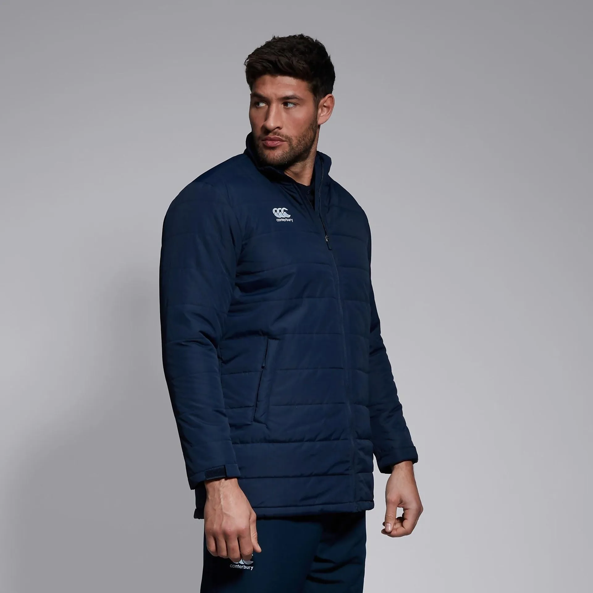 MENS PADDED JACKET NAVY