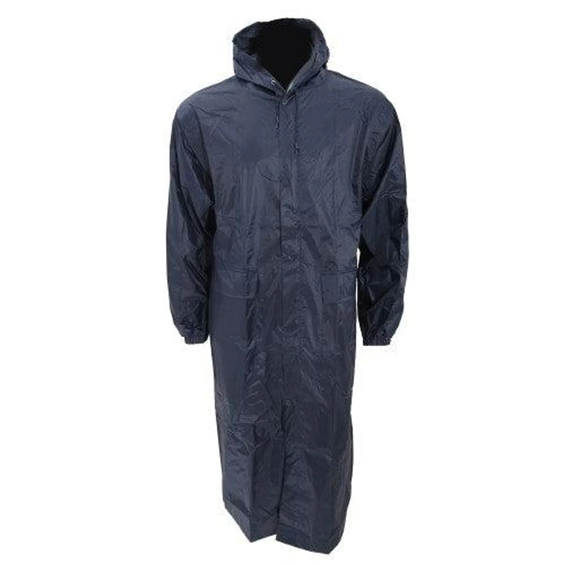 Mens Long Length Waterproof Hooded Coat/Jacket