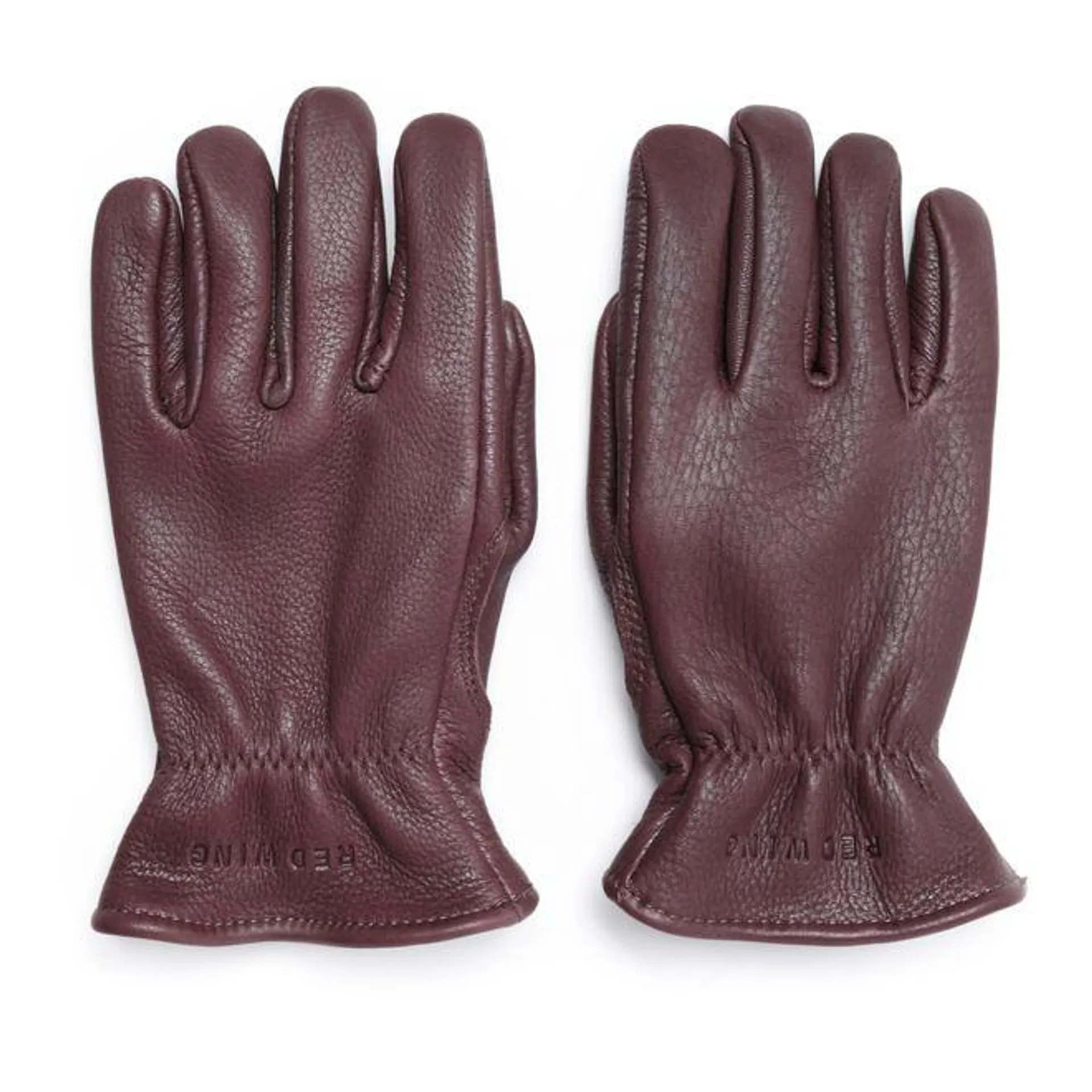 Red Wing Mens Lined Leather Gloves in Brown