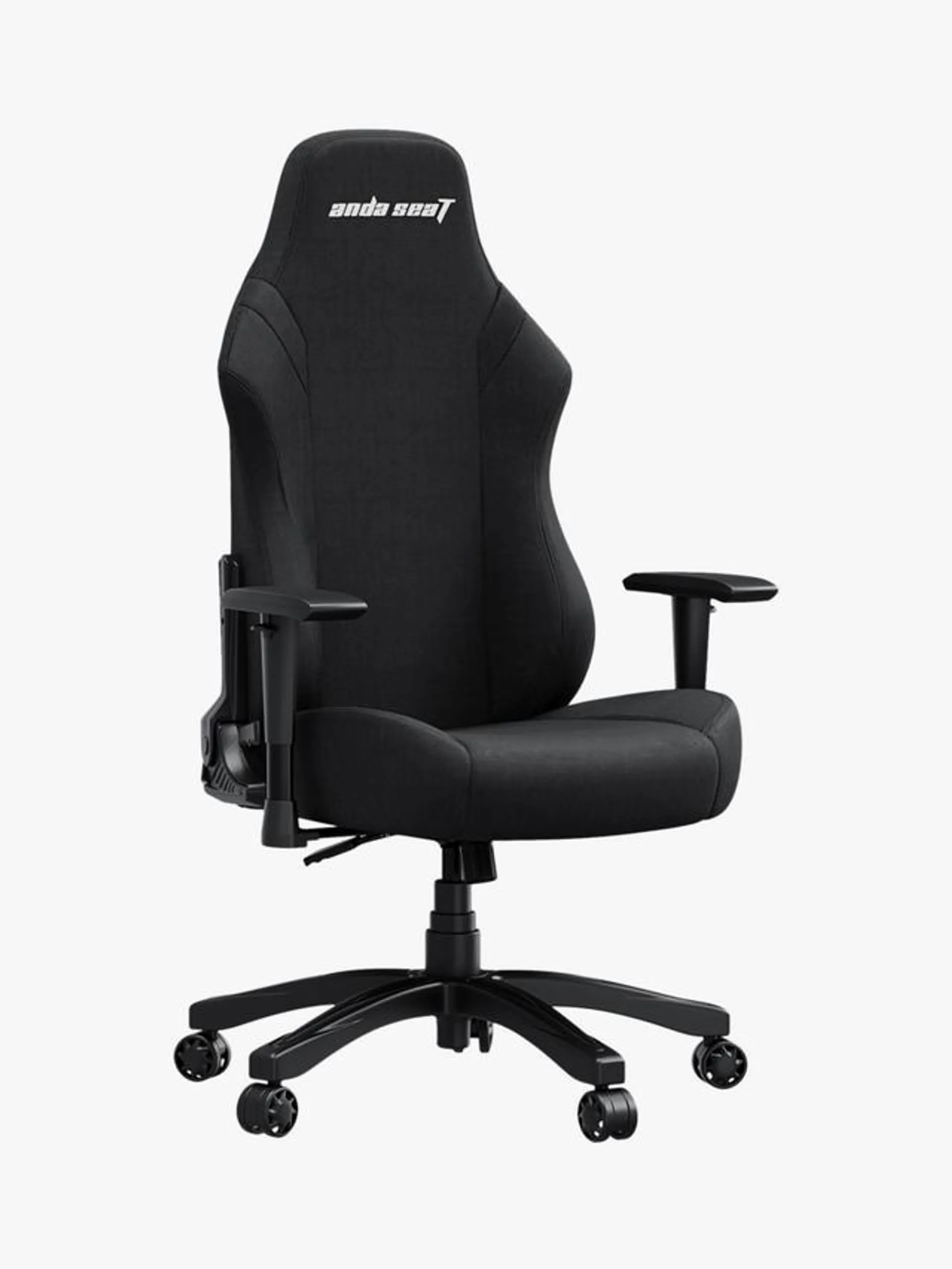 Luna Fabric Premium Large Gaming Chair, Black Fabric