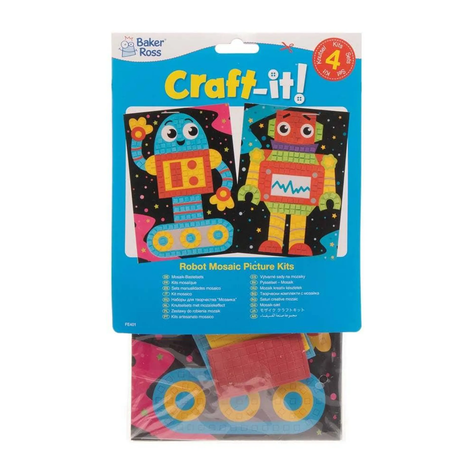 Robot Mosaic Picture Kits