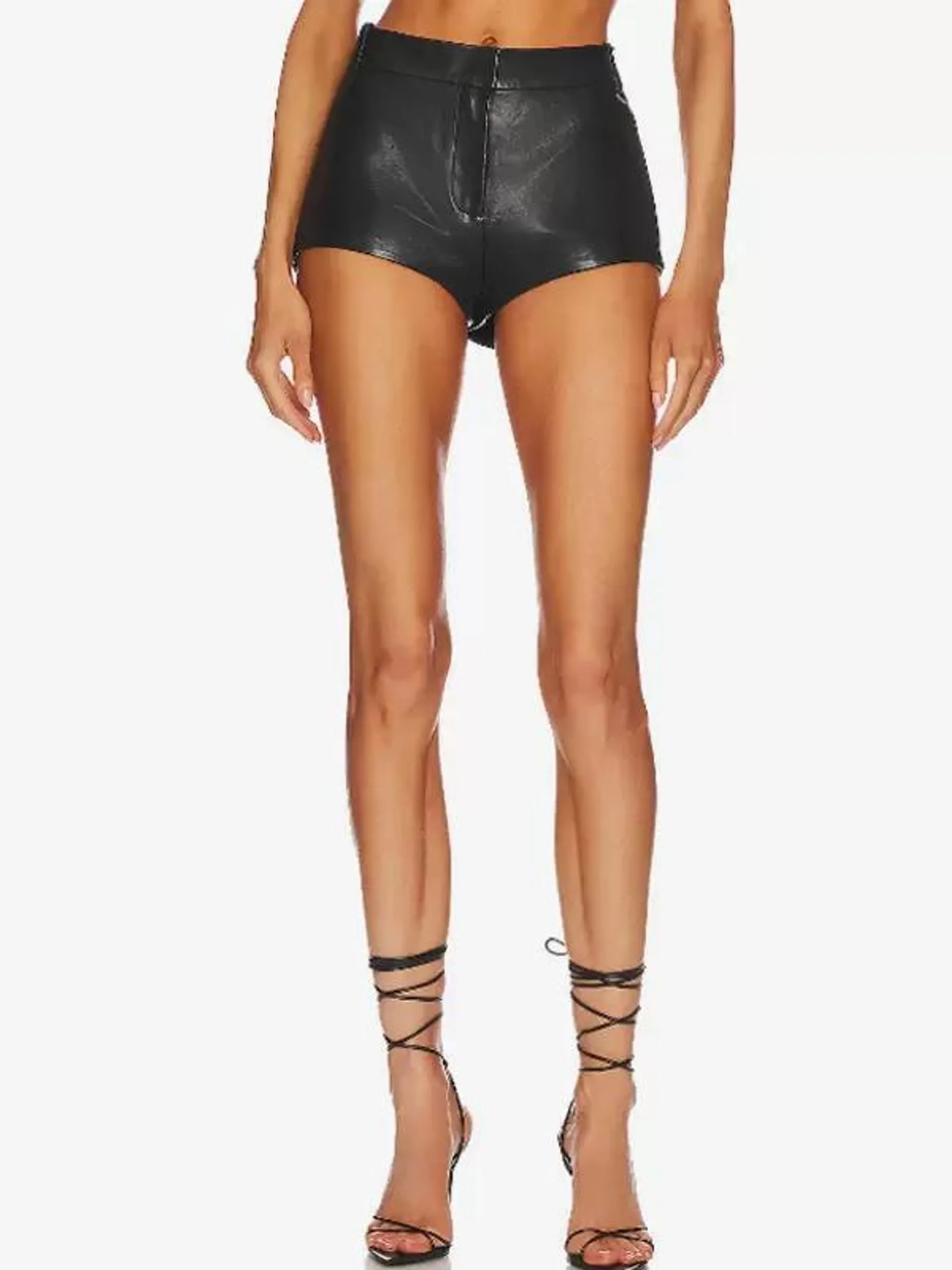 Women's Shorts PU Leather Sexy