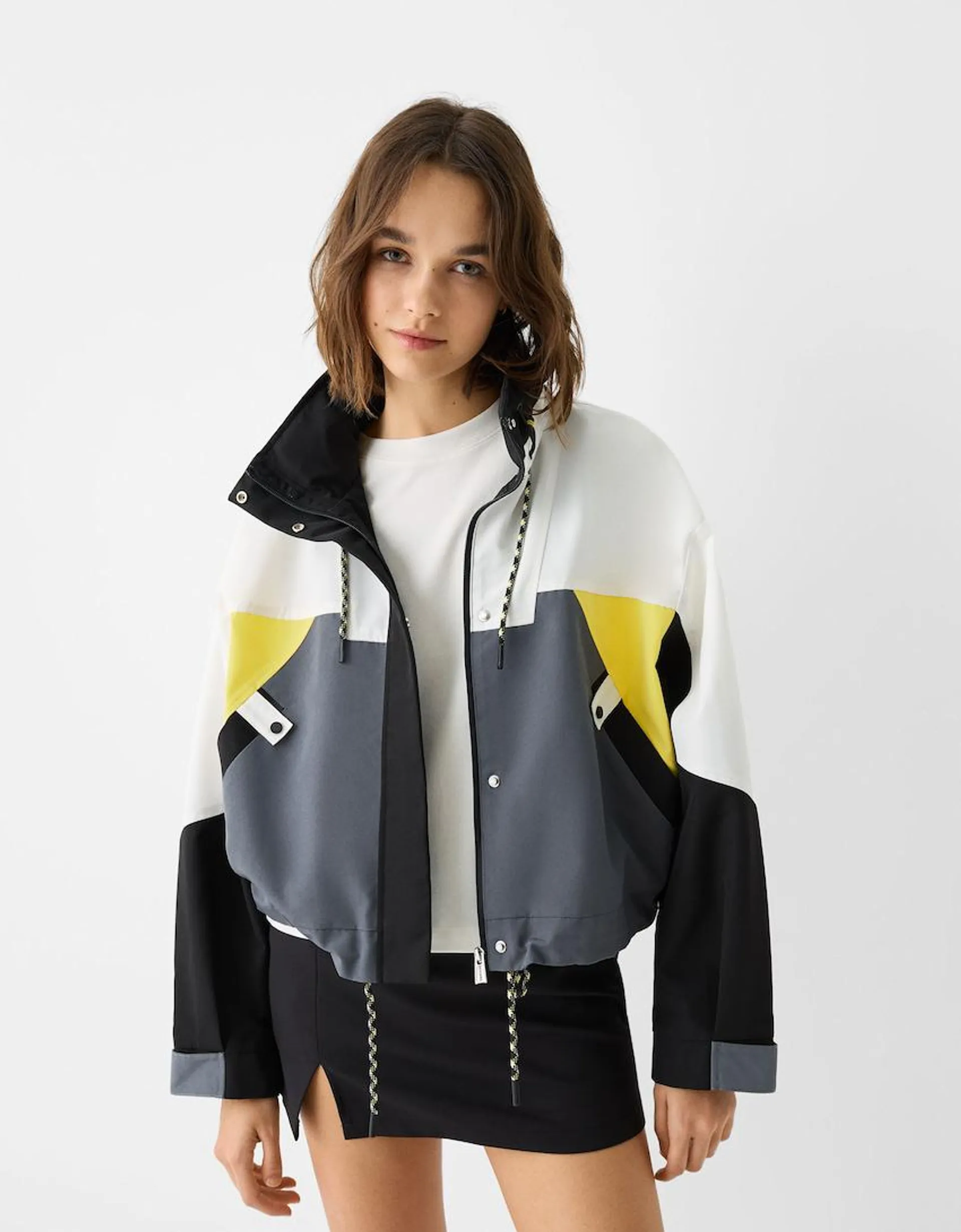 Colour block jacket