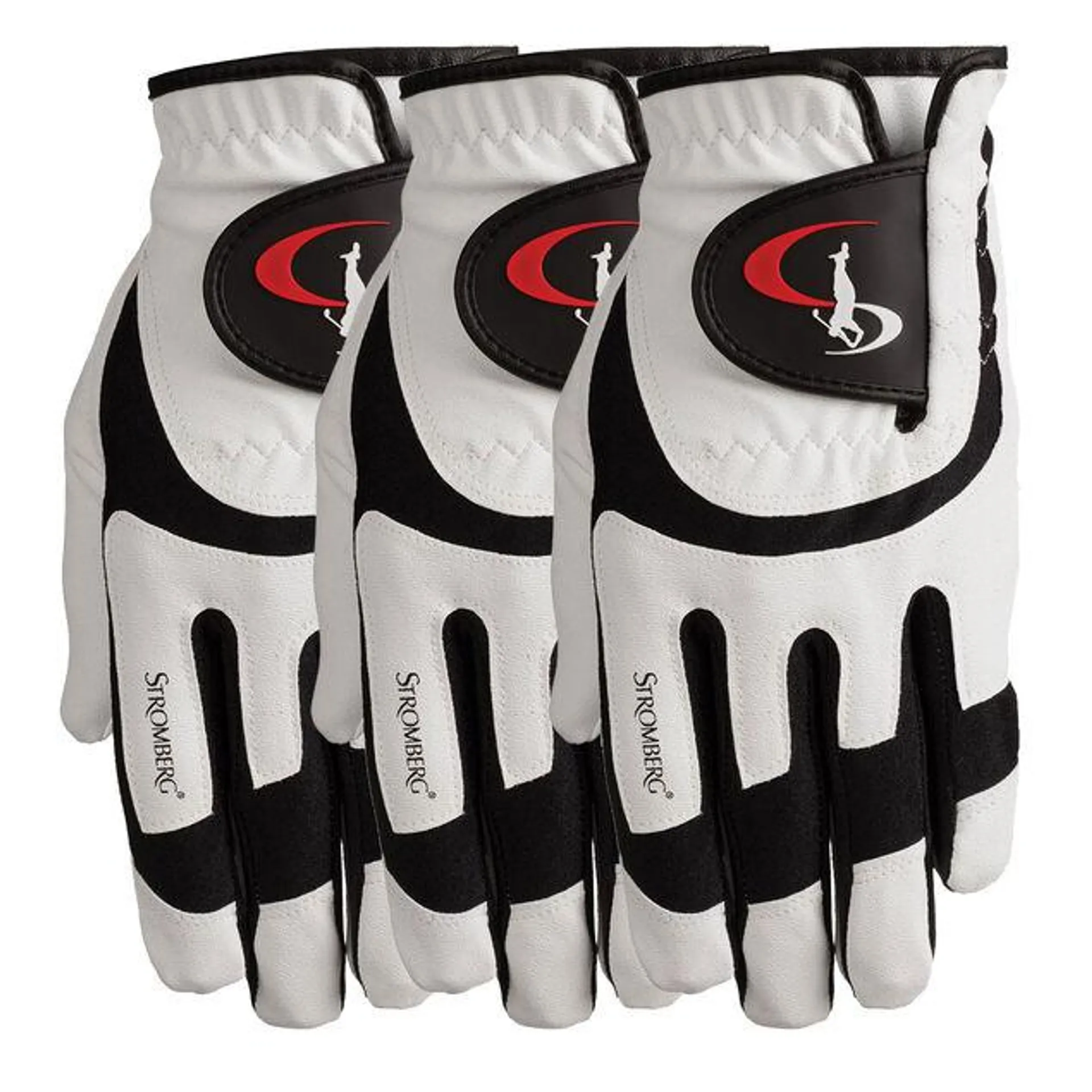 Stromberg Men's Premium All-Weather Golf Gloves - 3 Pack