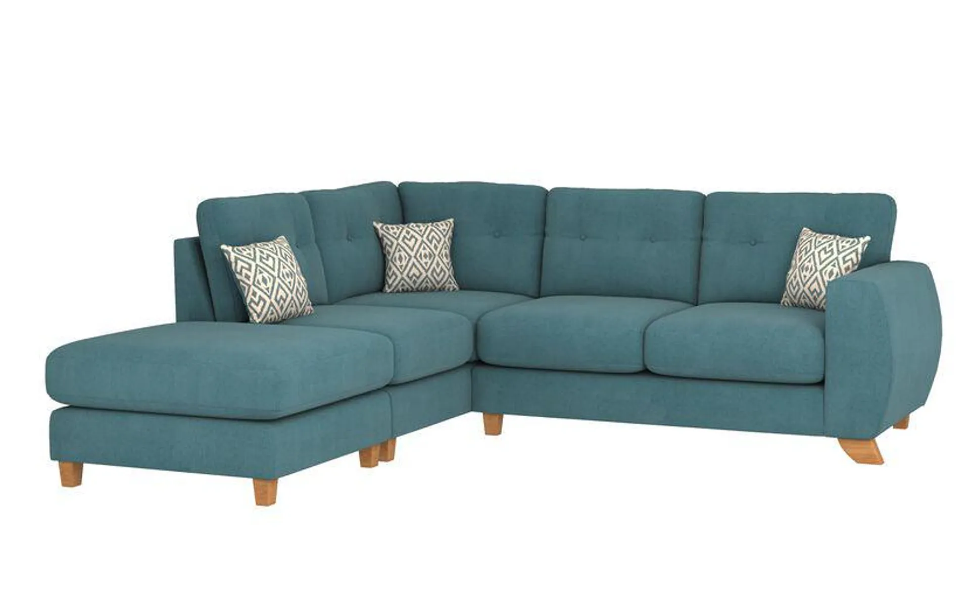 Aspen 1 Corner 2 Left Hand Facing Chaise Standard Back Sofa