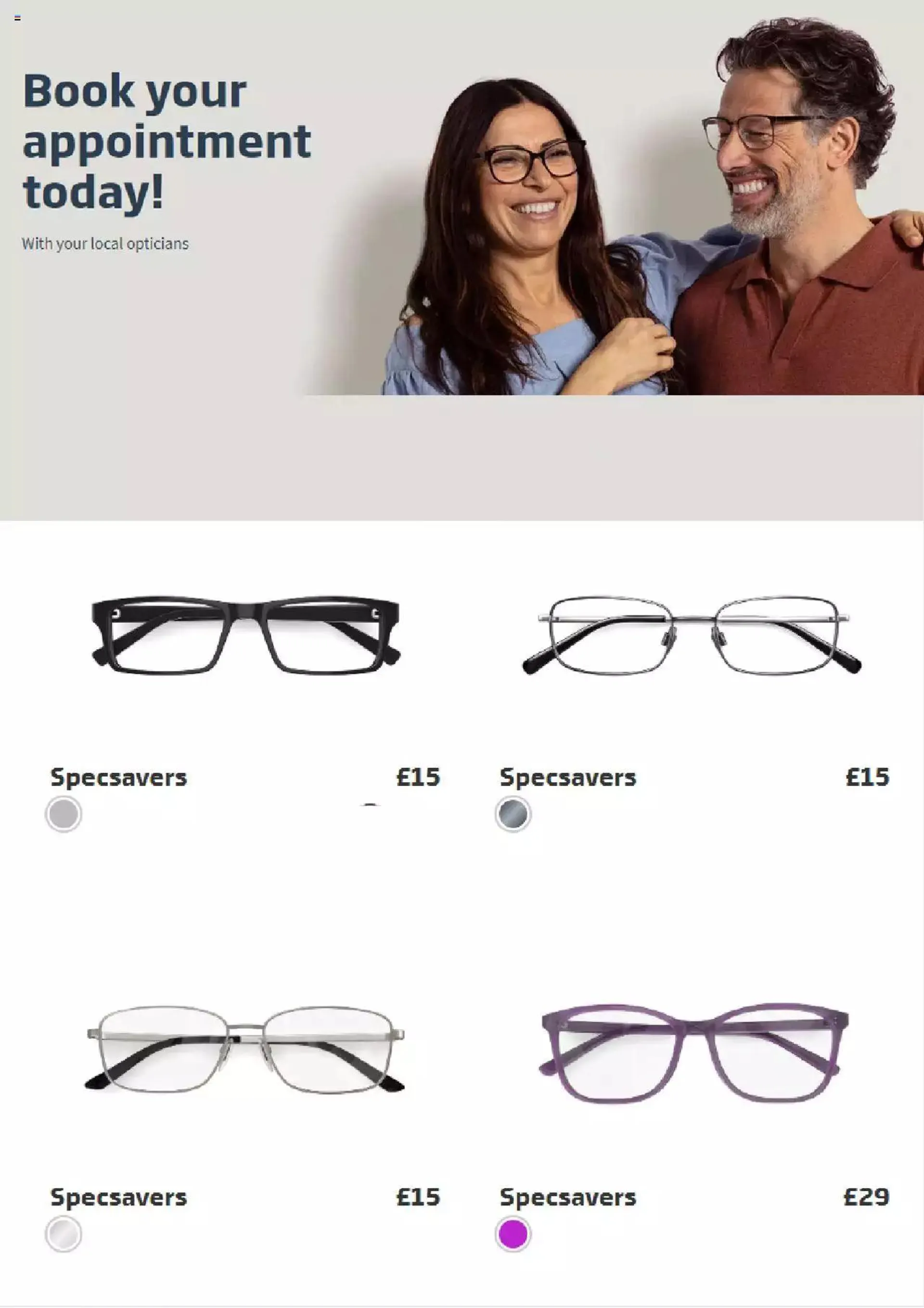 Specsavers offers - 2