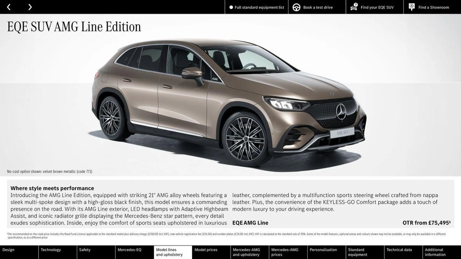 Mercedes Benz New EQE SUV from 14 May to 31 December 2024 - Catalogue Page 22