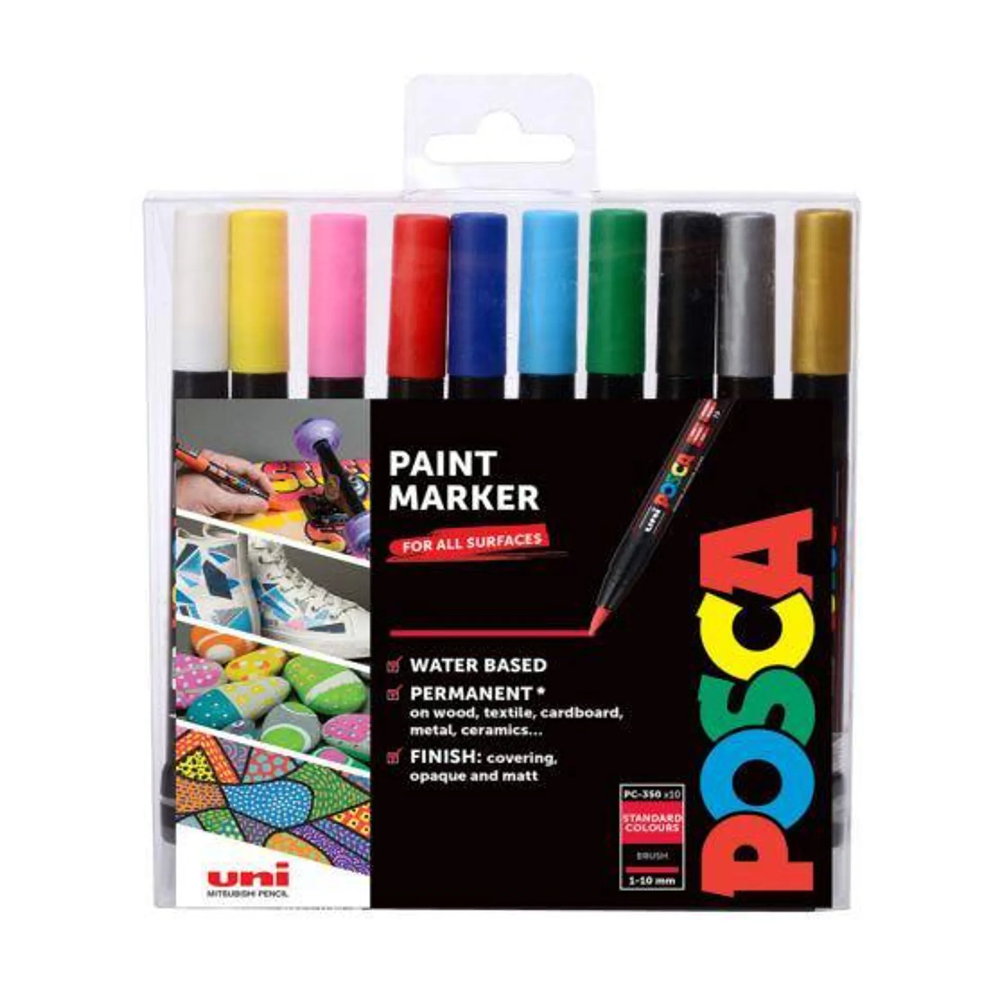 Posca PCF-350 Paint Markers Pack of 10