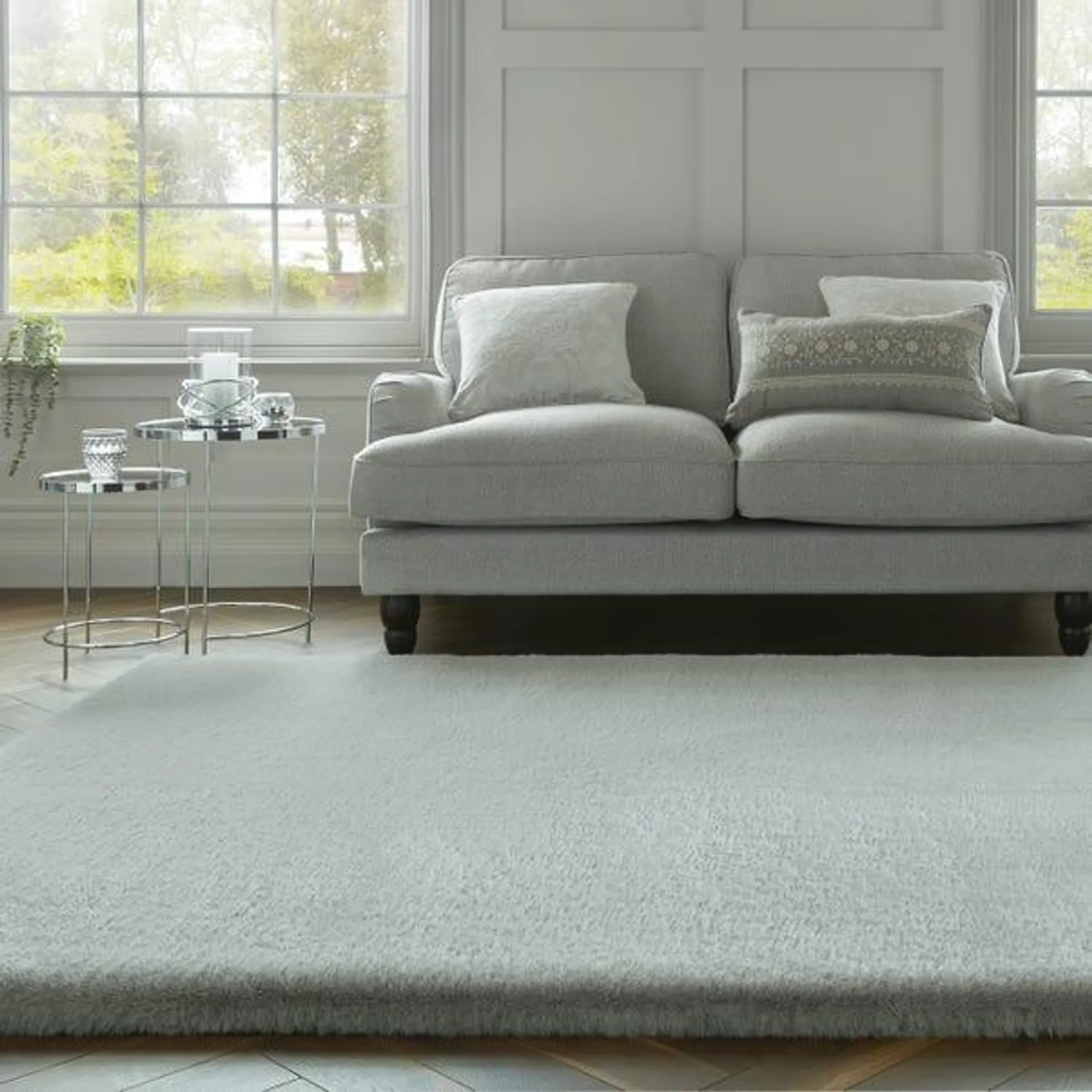 Dorma Purity Luxury Faux Fur Rug