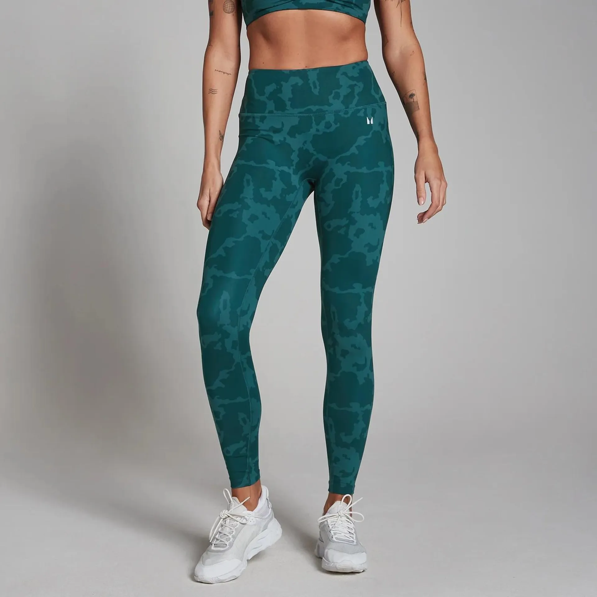 MP Women's Tempo Abstract Leggings - Marine Blue