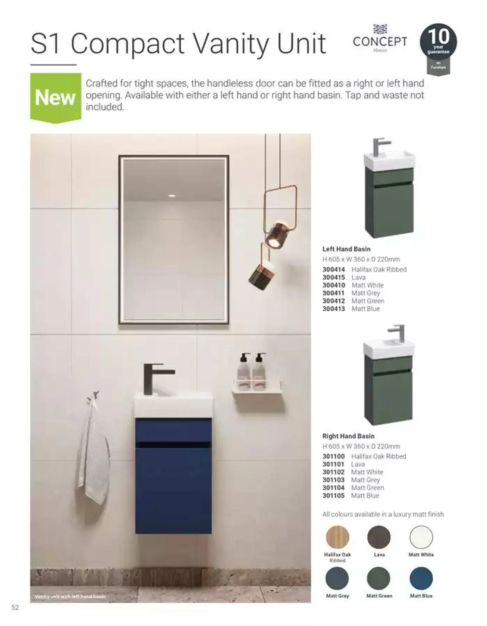 Wickes Bespoke Bathrooms brochure from 5 November to 31 December 2024 - Catalogue Page 52