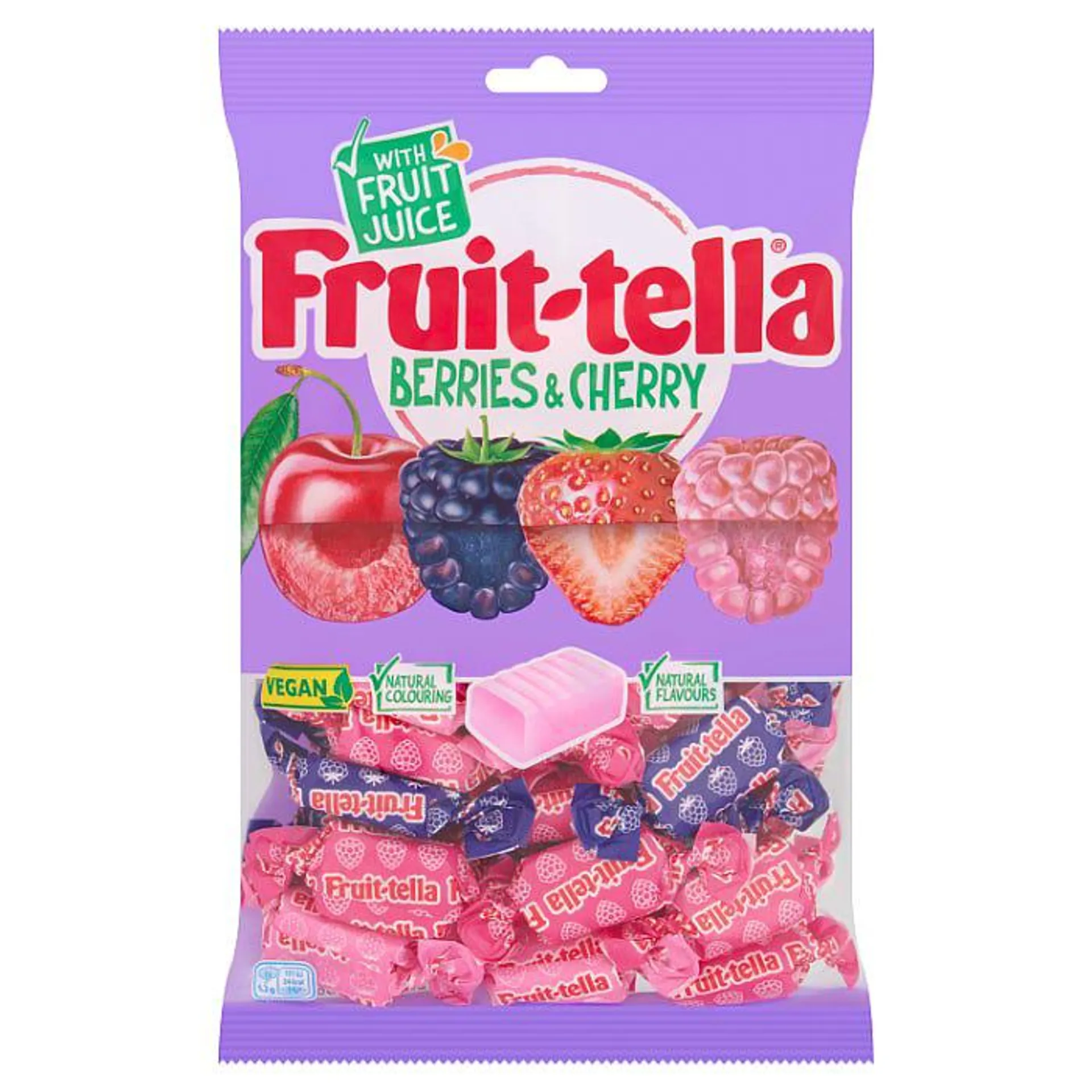 Fruit-tella Berries & Cherry 300g