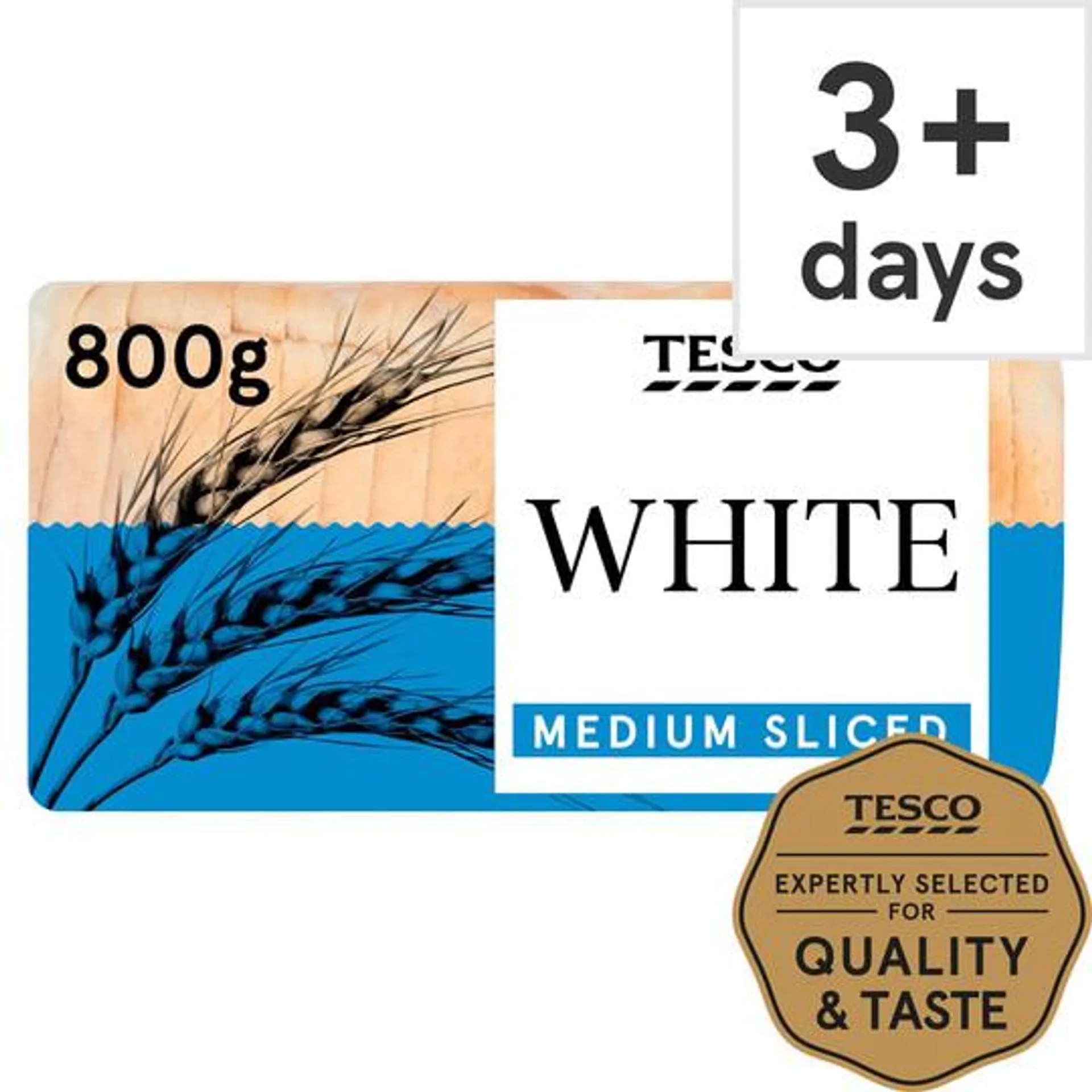 Tesco White Bread 800G