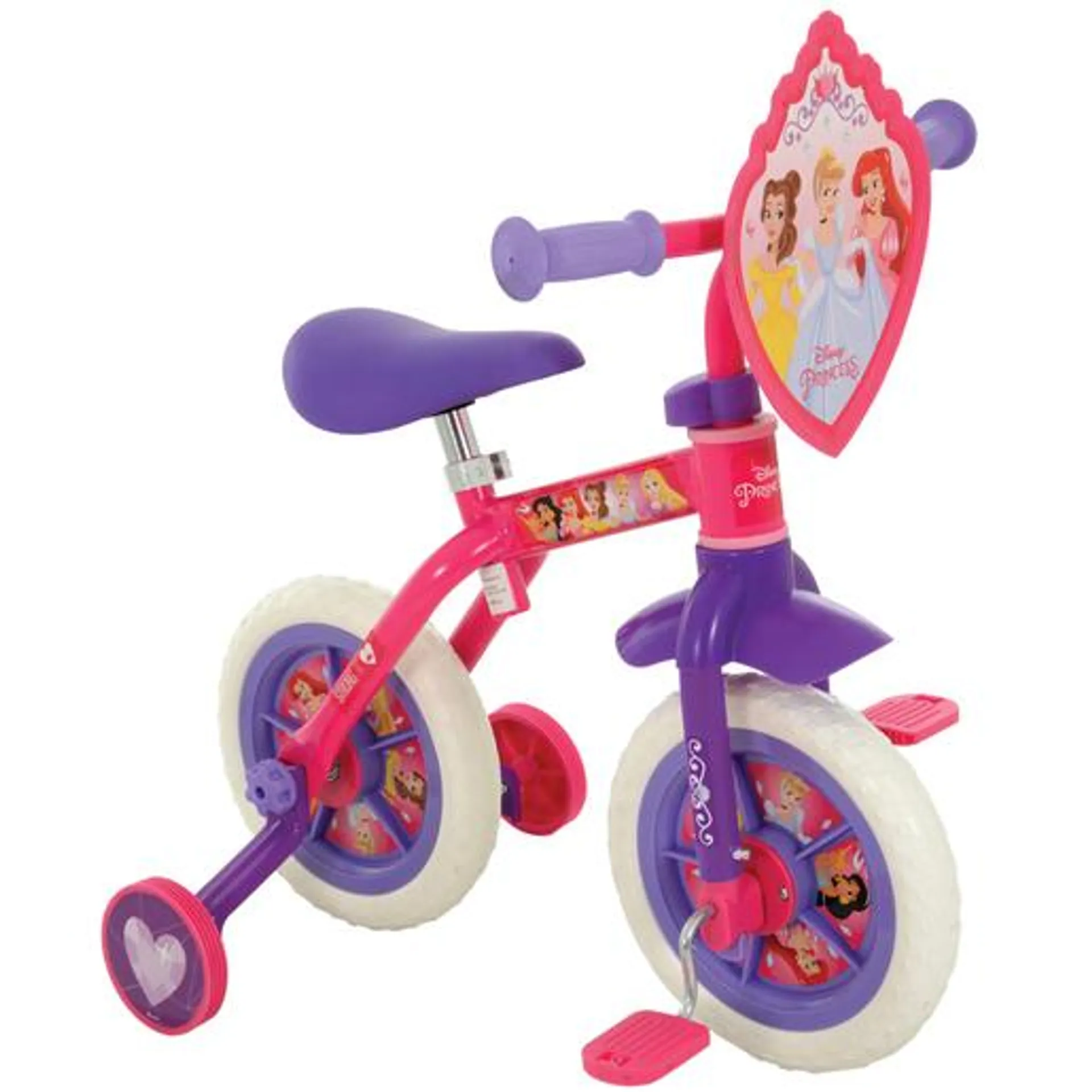 Disney Princess 2-in-1 10" Training Bike