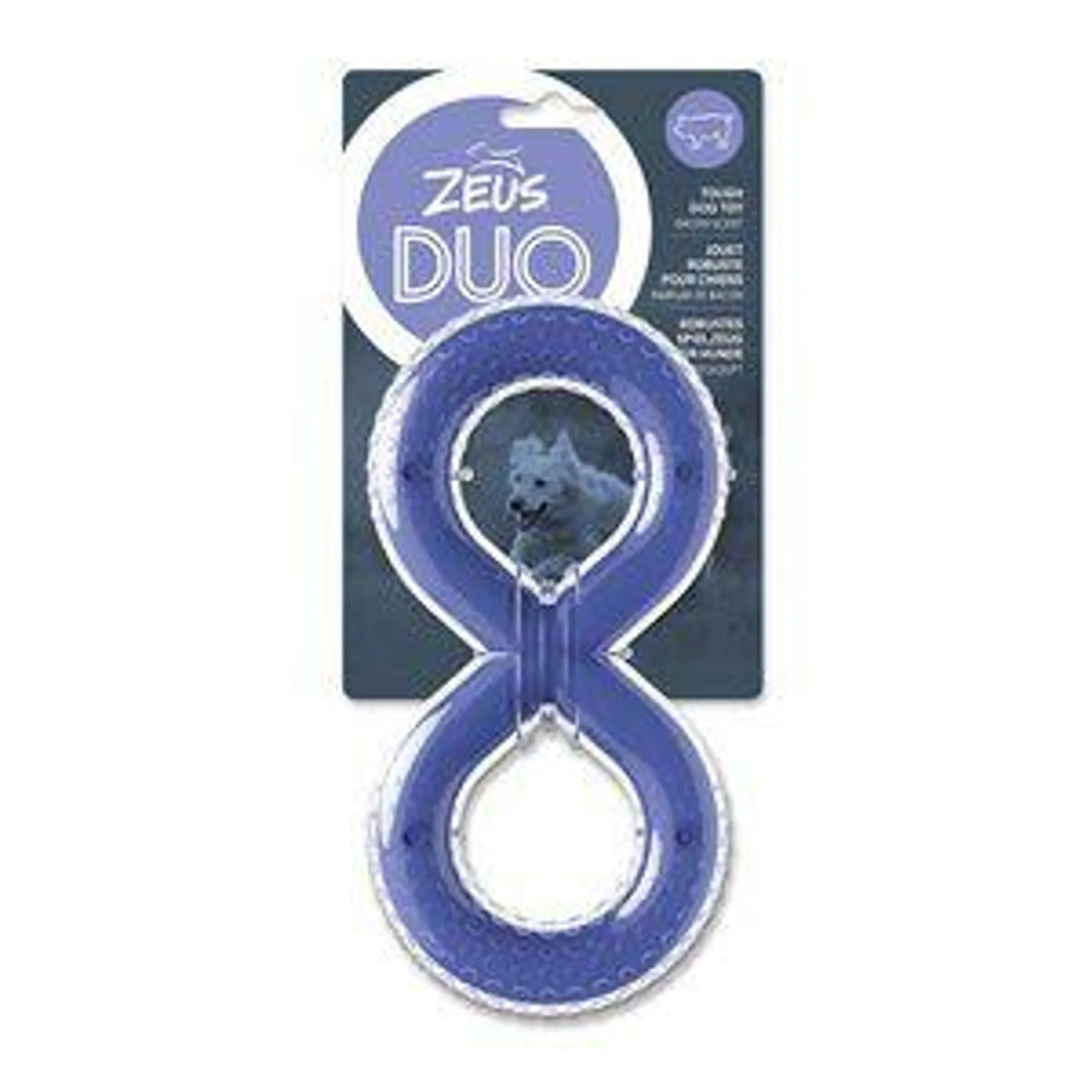 Zeus Duo Figure-8 Tug - Bacon Scent