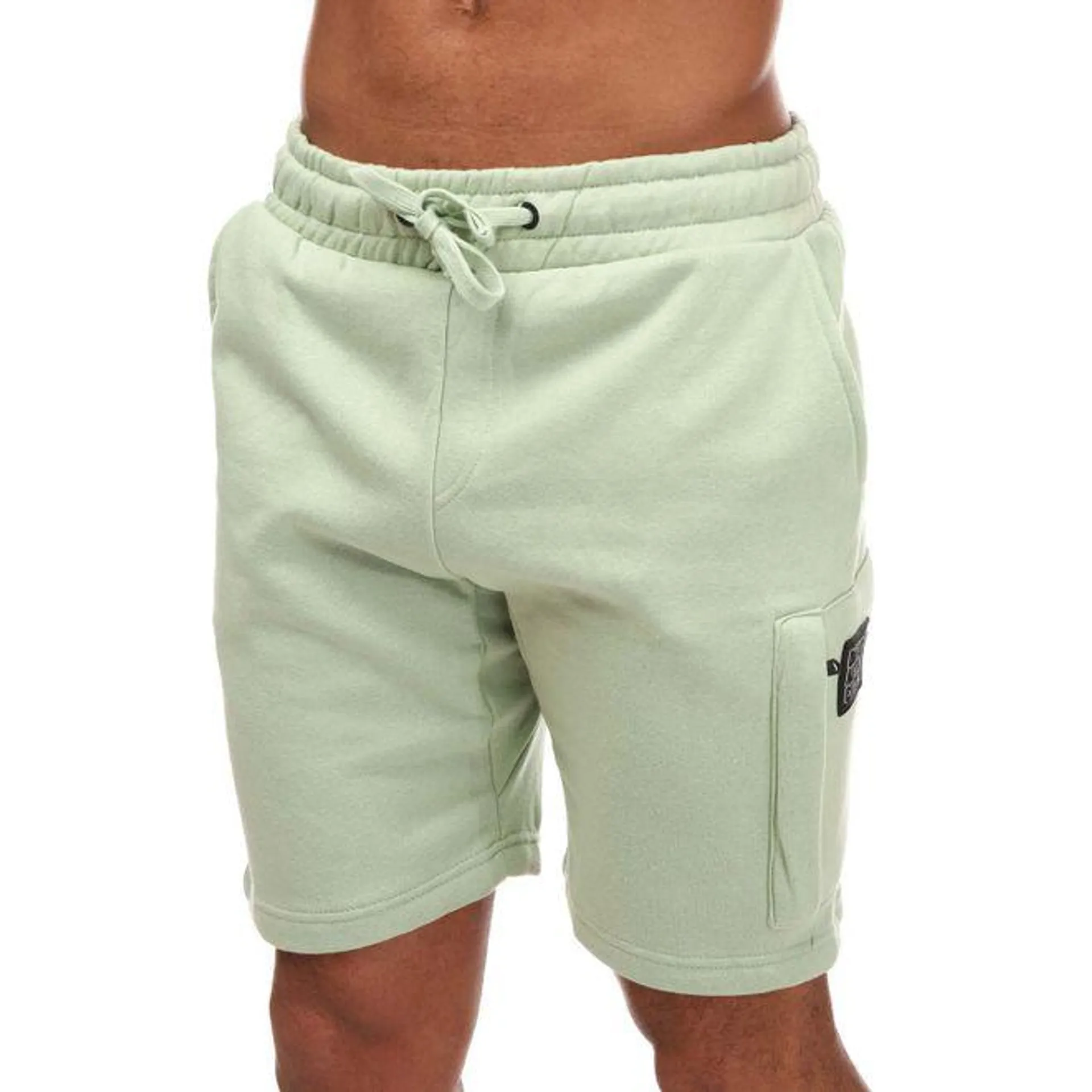Duck and Cover Mens Milgate Pocket Jogger Shorts in Green