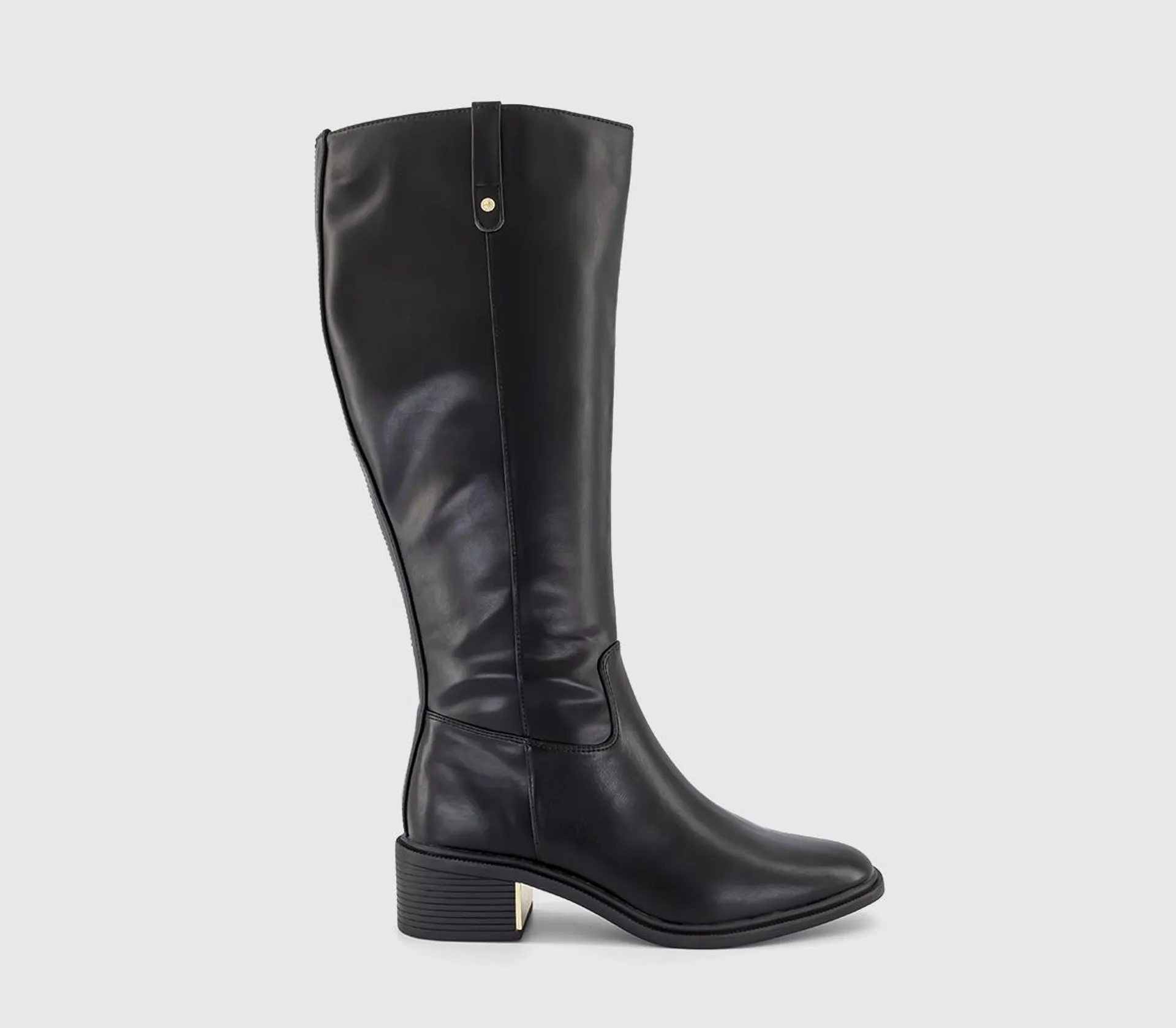 Karmen Gold Hardware Riding Boots