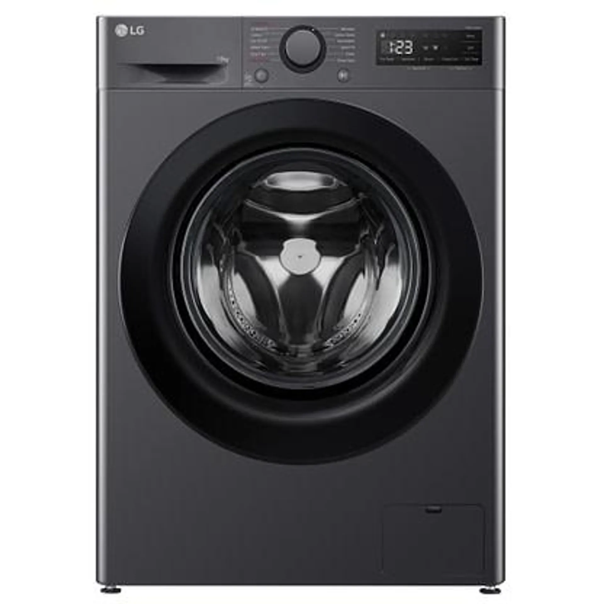 LG F4Y510GBLN1 10kg TurboWash Steam Washing Machine – SLATE GREY