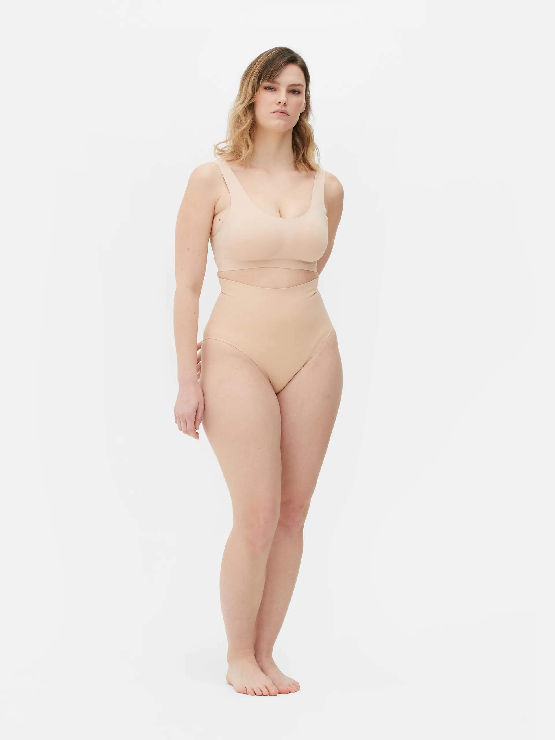 Nahtloser Shapewear-Slip mit hohem Bund