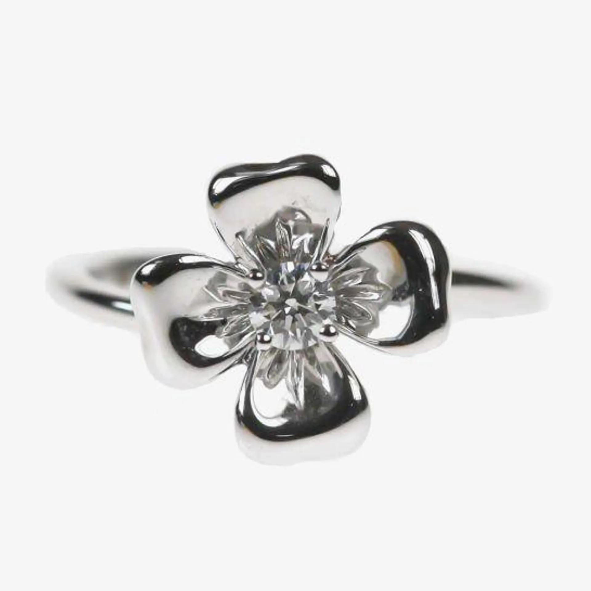 18ct Diamond Clover Ring 0670 0069 K