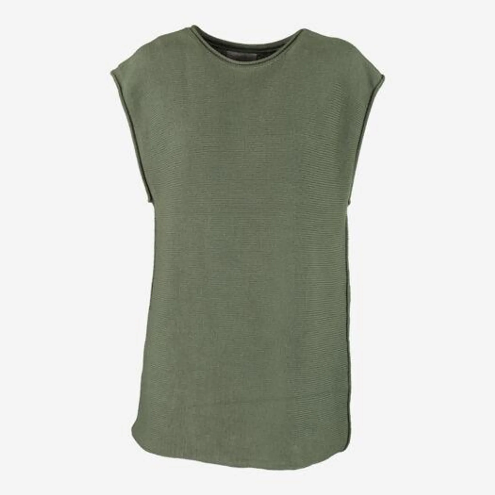 Khaki Green Knit Vest