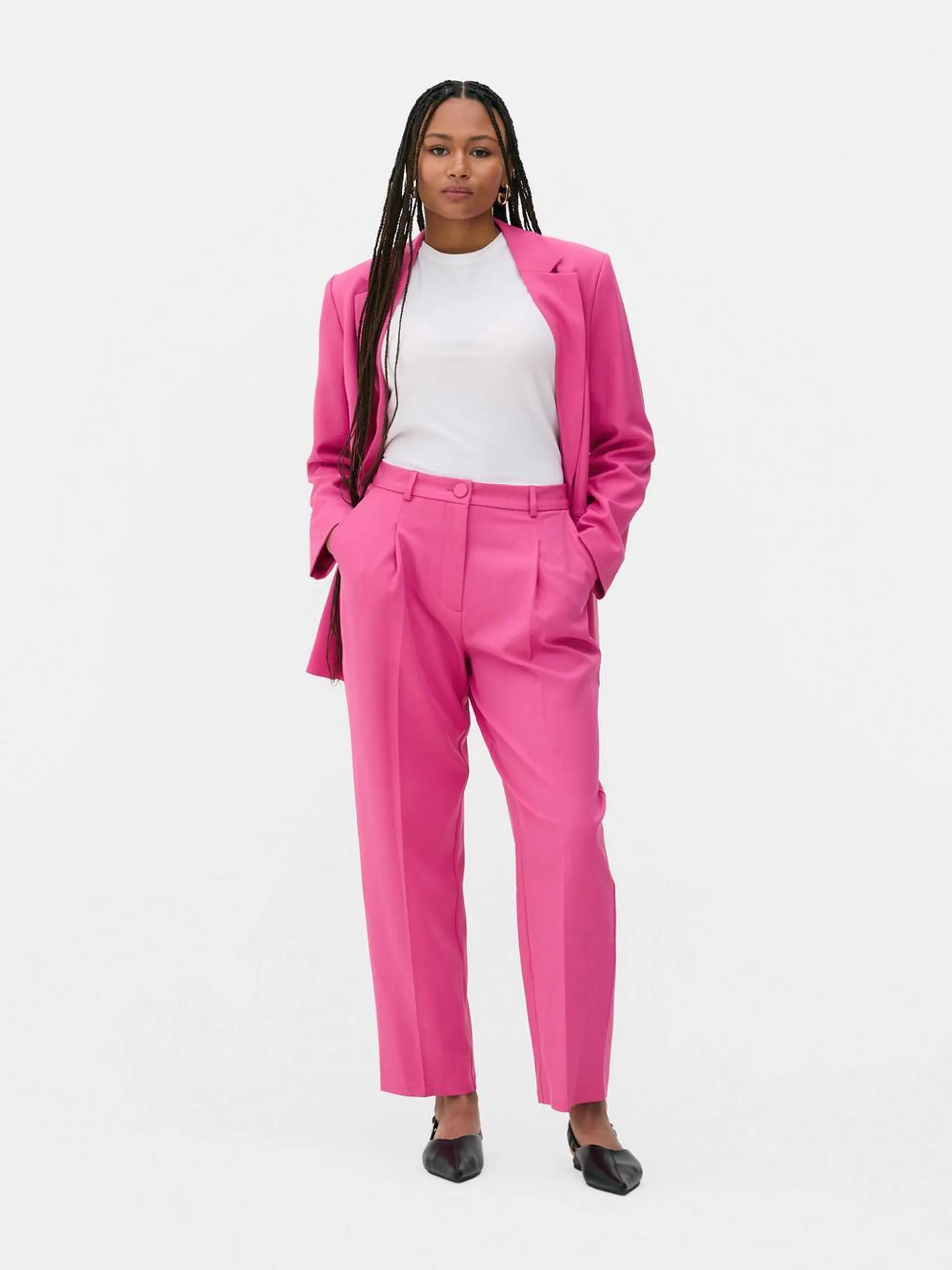 Co-ord Straight Leg Tailored Trousers