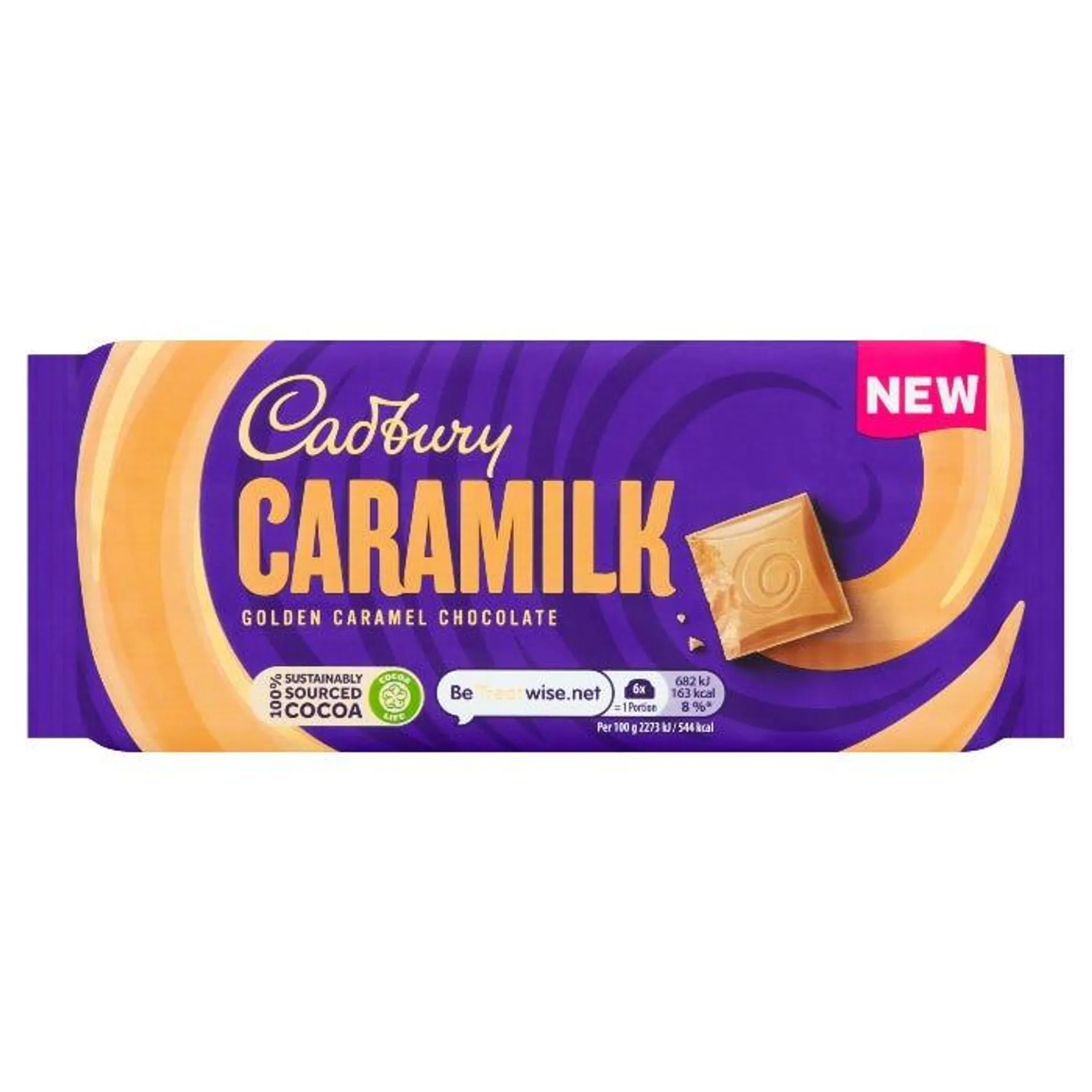 Cadbury Caramilk Chocolate Bar, 80g