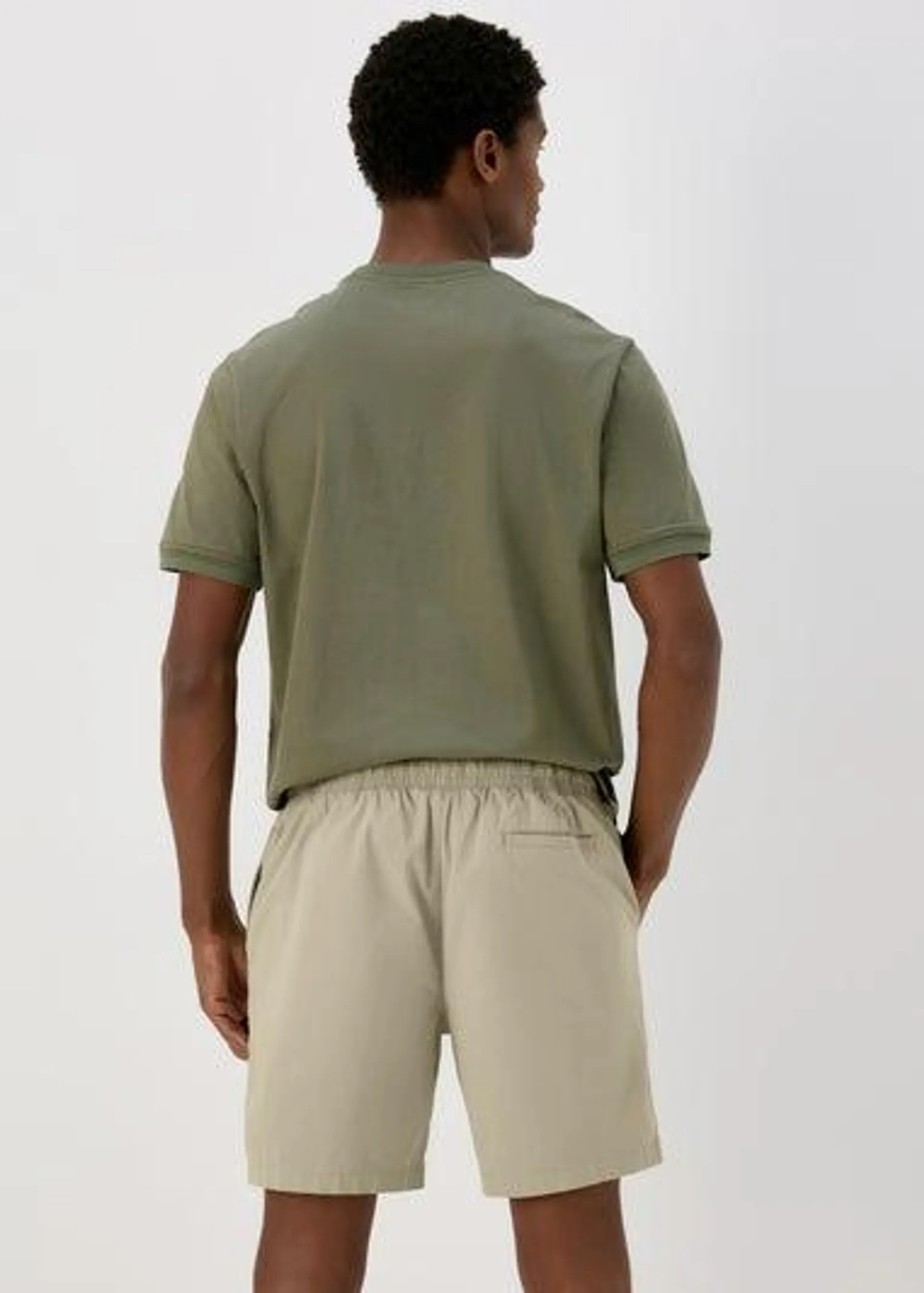 Bone Drawcord Chino Shorts