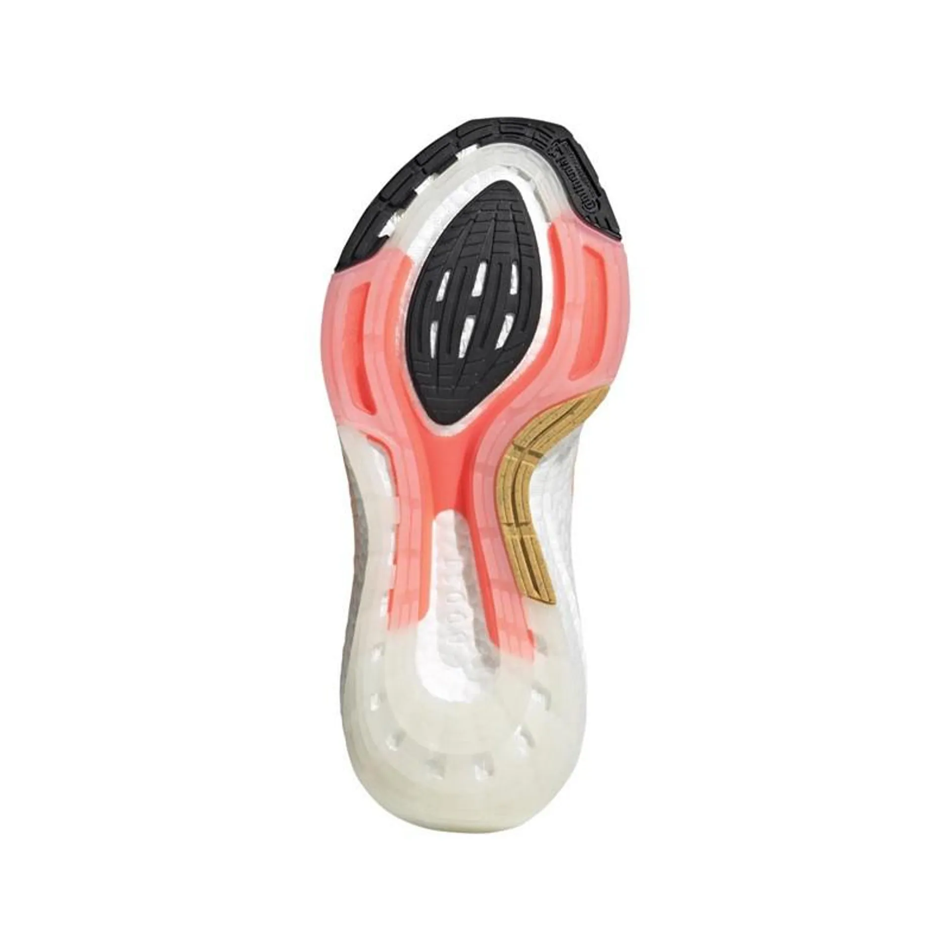 adidas Womens Ultraboost 22 Neutral Running Shoes Footwear White/​Turbo/​Flash Orange