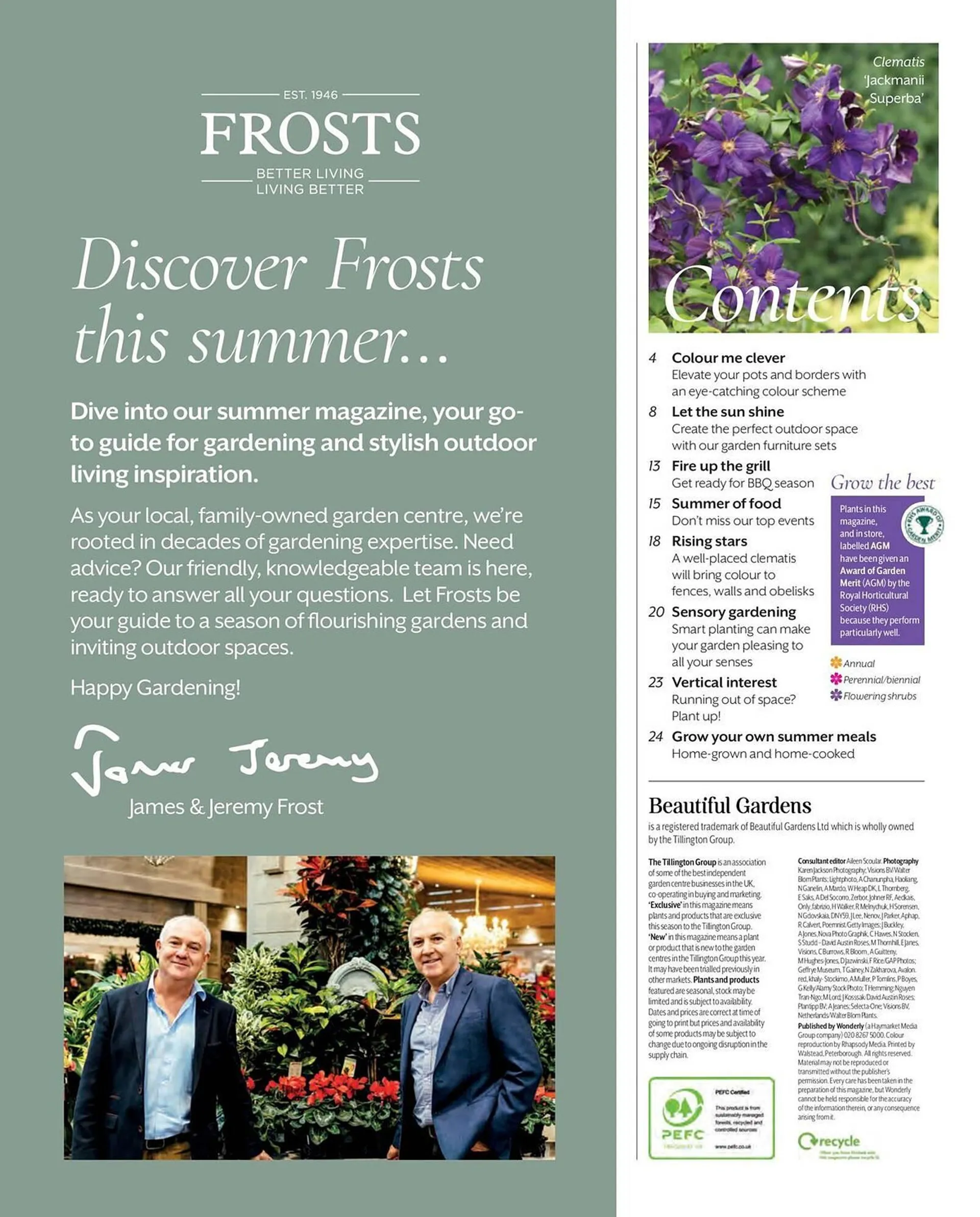 Frosts Garden Centres leaflet - 2