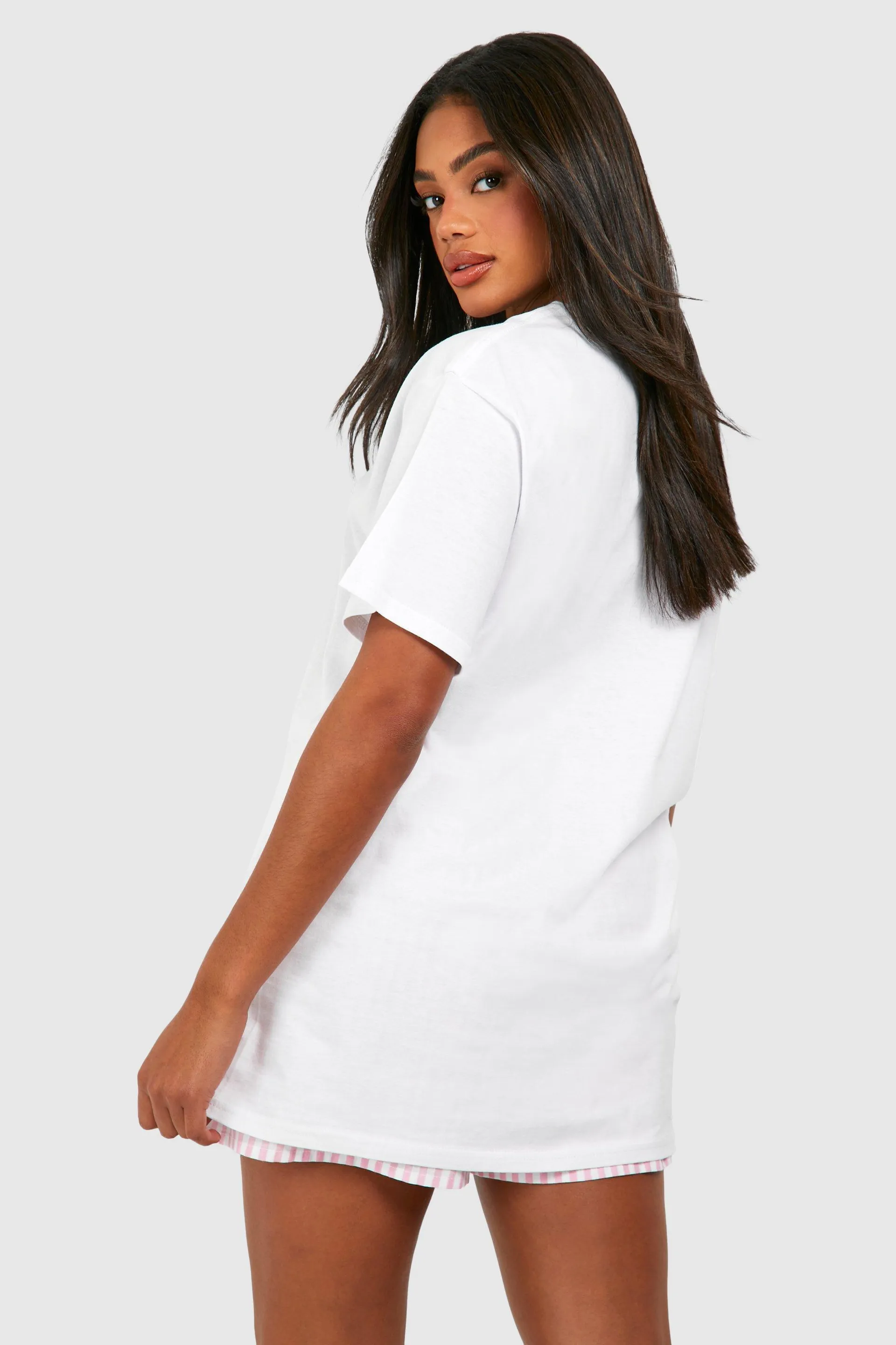 Oversized Welcome To Paradise Printed Cotton Tee