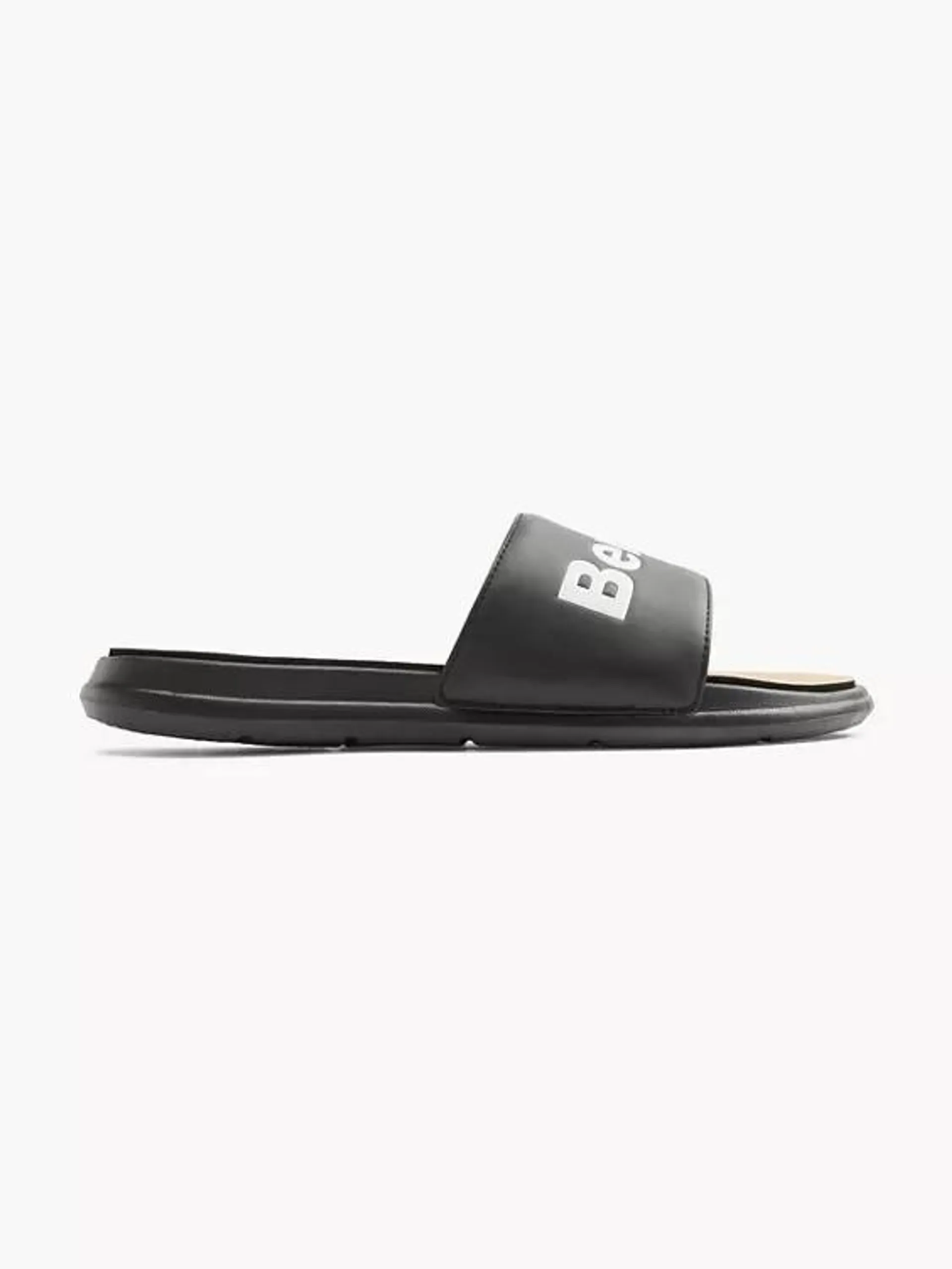 Mens Bench Black Slides