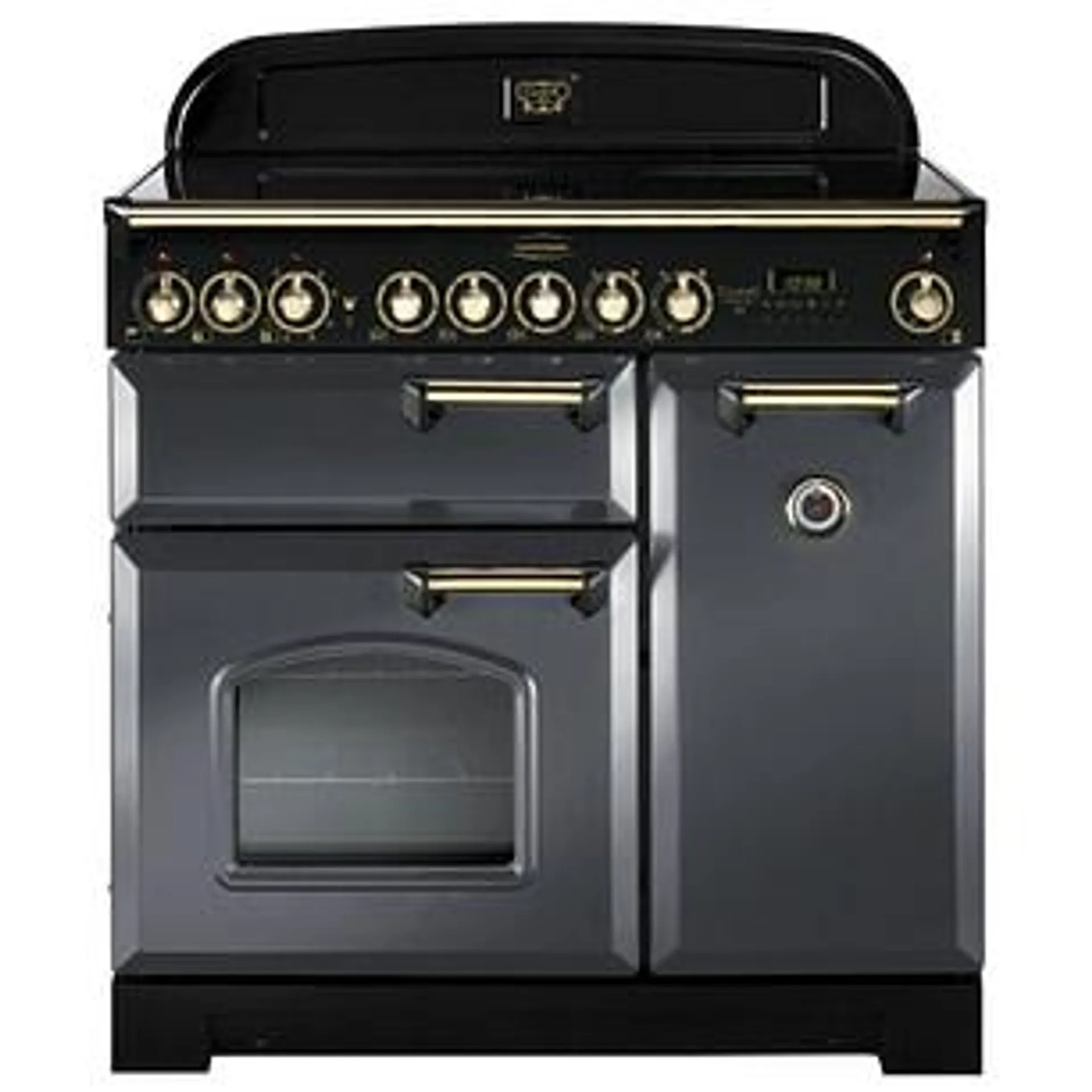 Rangemaster CDL90ECSL/B Classic Deluxe 90cm Ceramic Range Cooker 124170 – SLATE