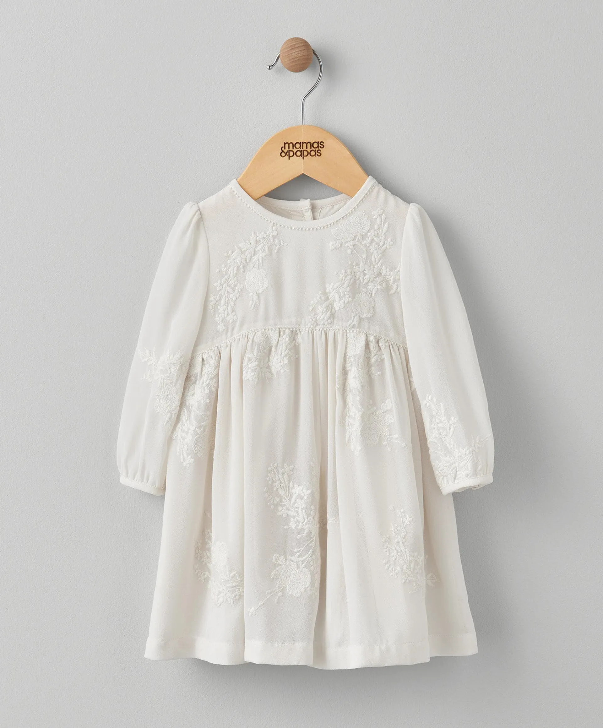 Long Sleeve Embroidered Dress