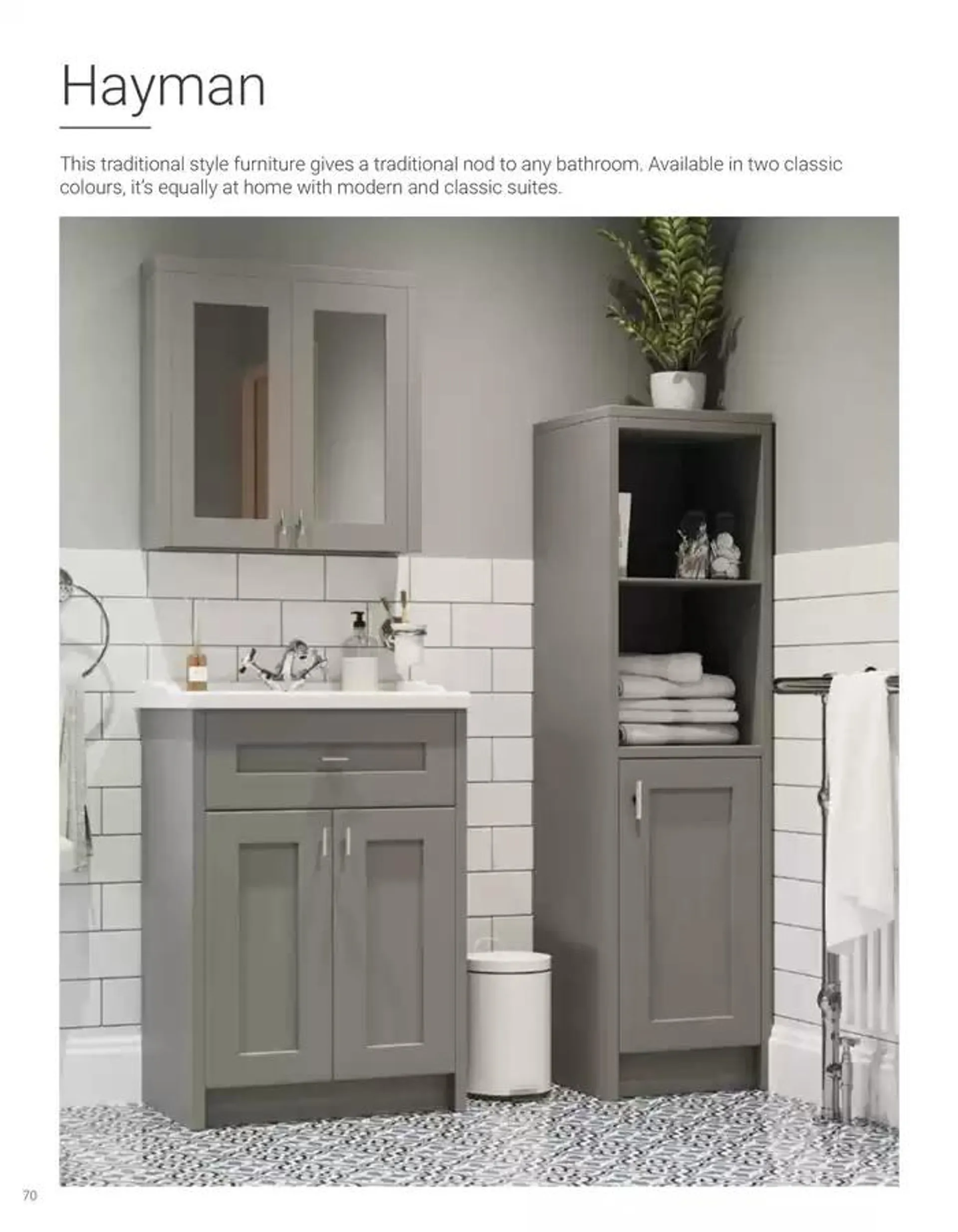 Wickes Bespoke Bathrooms brochure from 5 November to 31 December 2024 - Catalogue Page 70