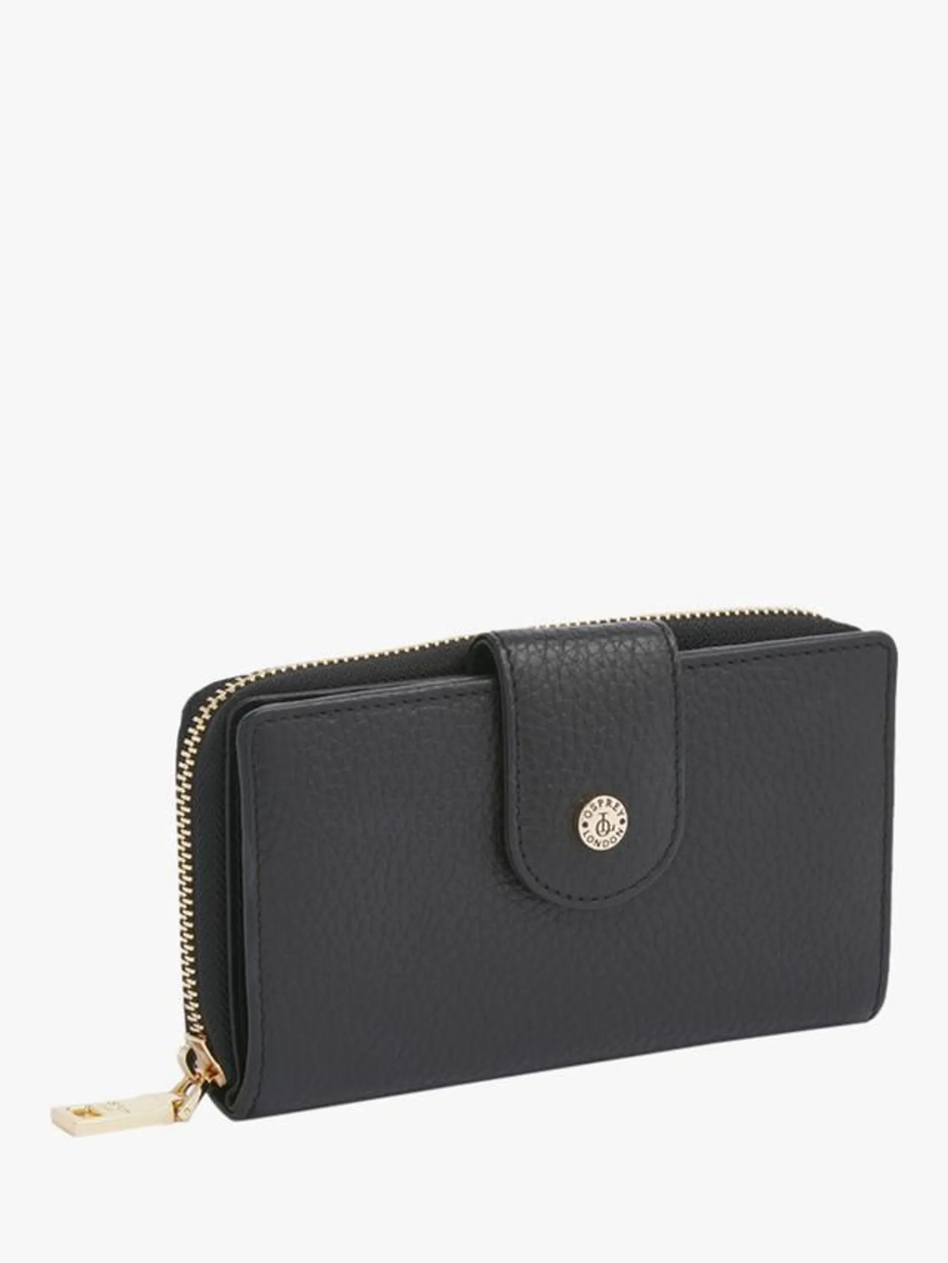 The Carla Leather Zip Around Purse