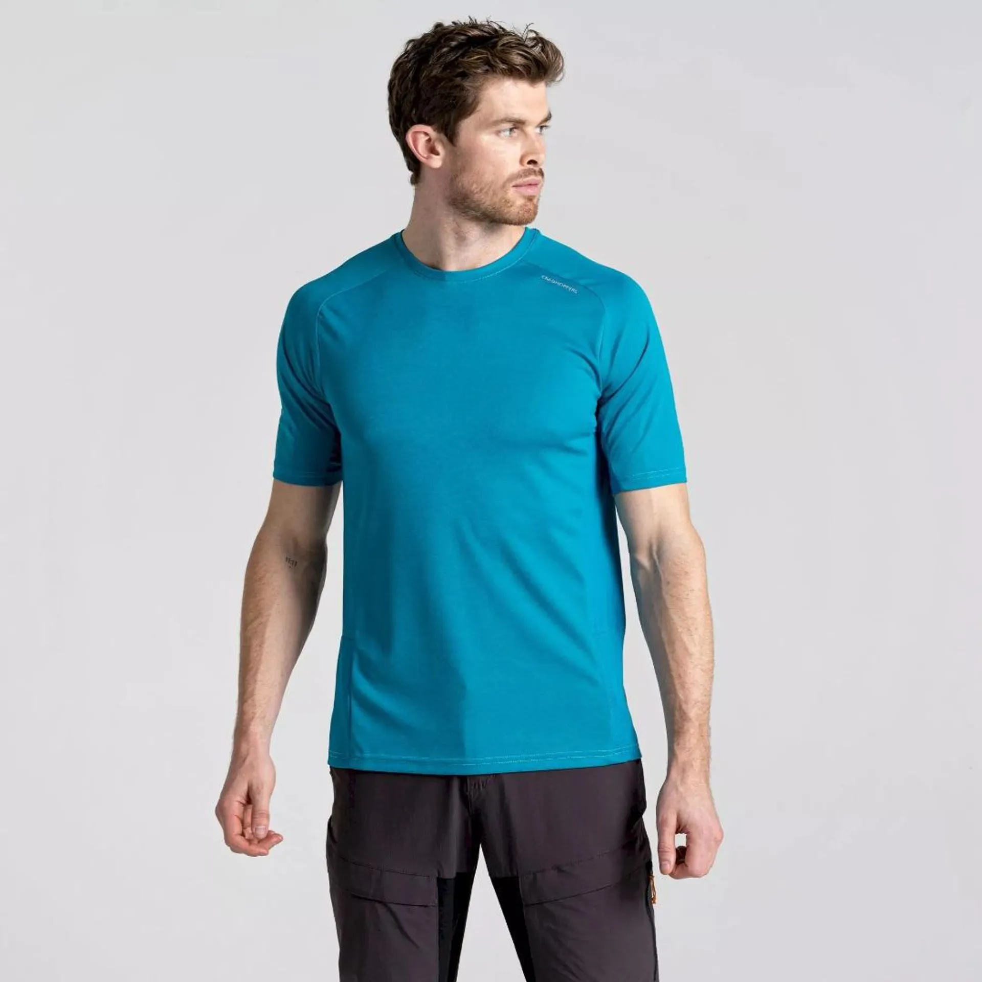 Craghoppers Men's Dynamic Pro Short Sleeved T-Shirt - Scuba Blue