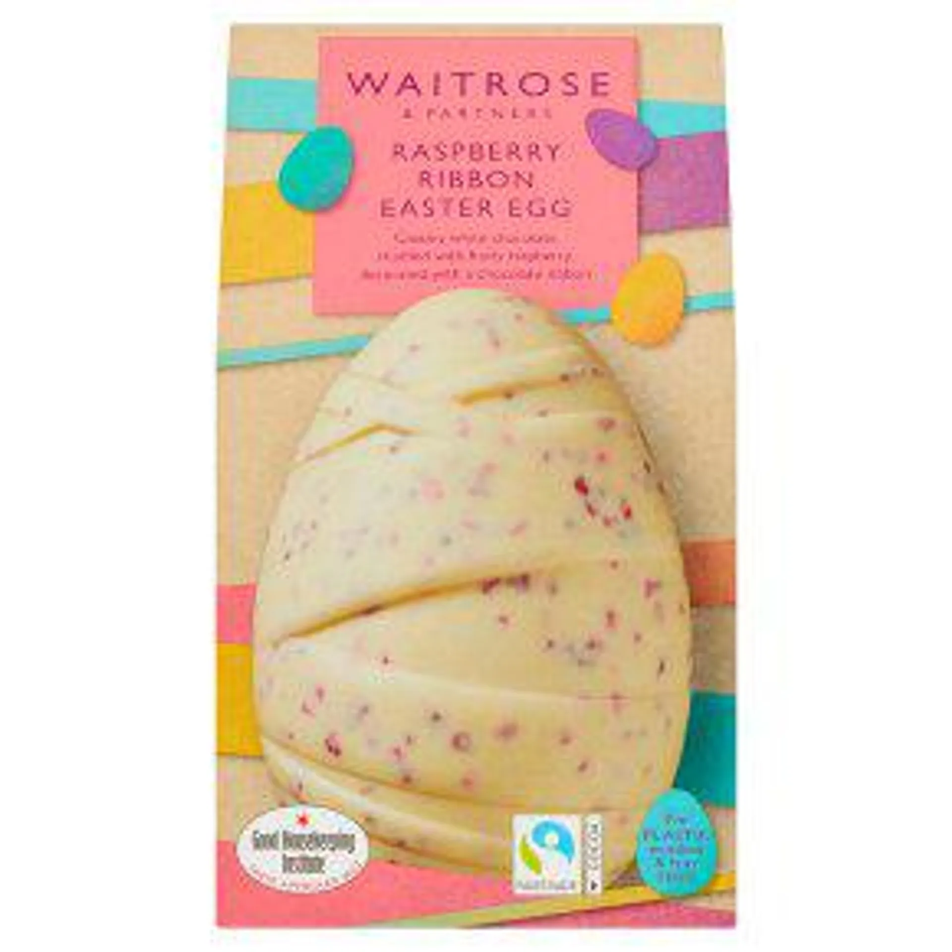 Waitrose Raspberry Ribbon Easter Egg