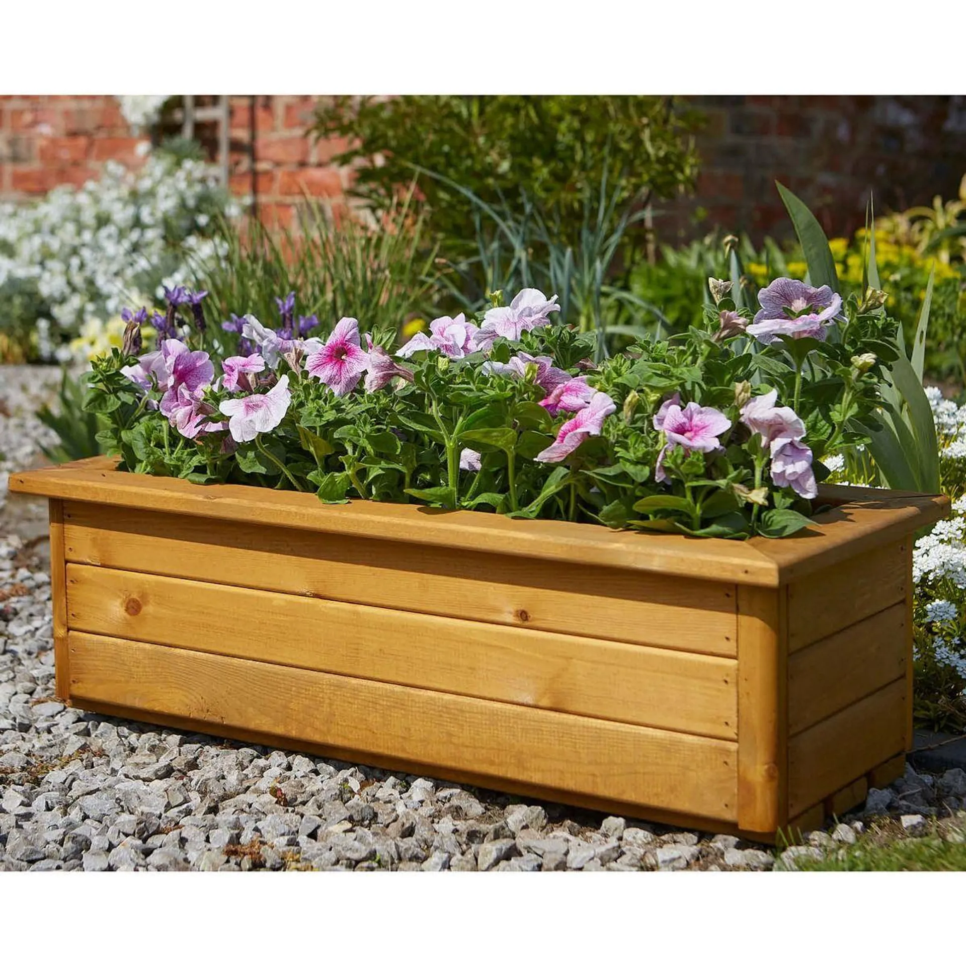 Tom Chambers Glebe Wooden Trough Planter