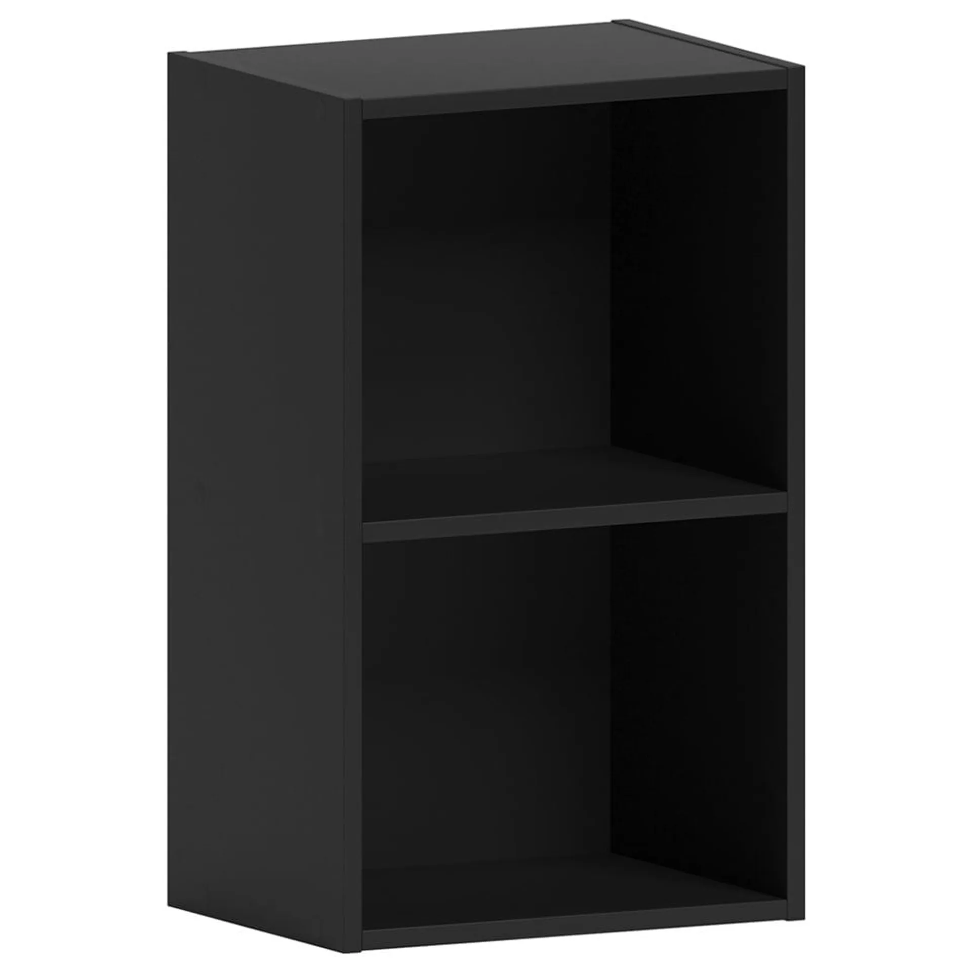 Vida Designs Oxford 2-Tier Cube Bookcase Black
