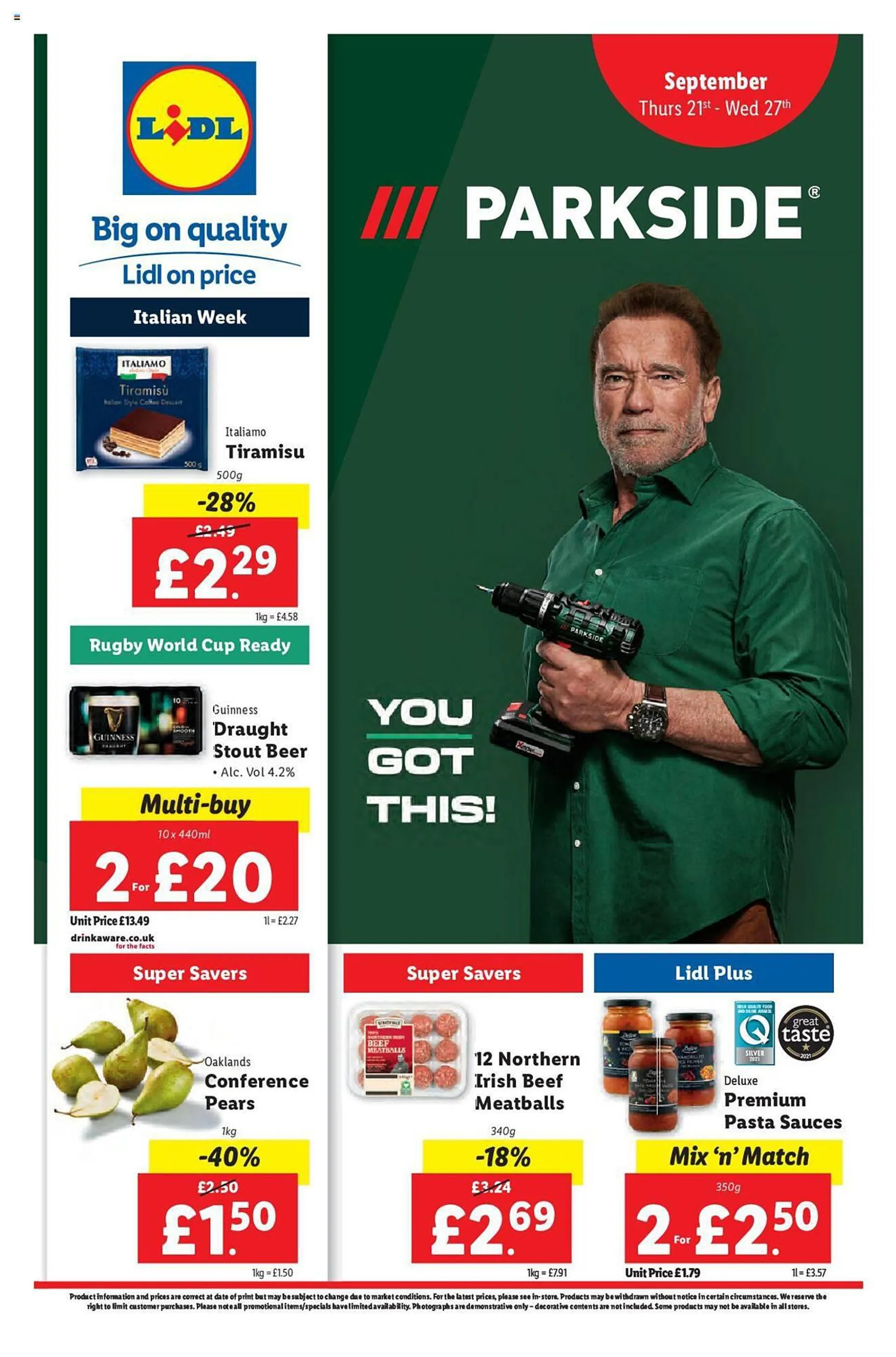 Lidl Weekly Offers from 14 September to 20 September 2023 - Catalogue Page 1