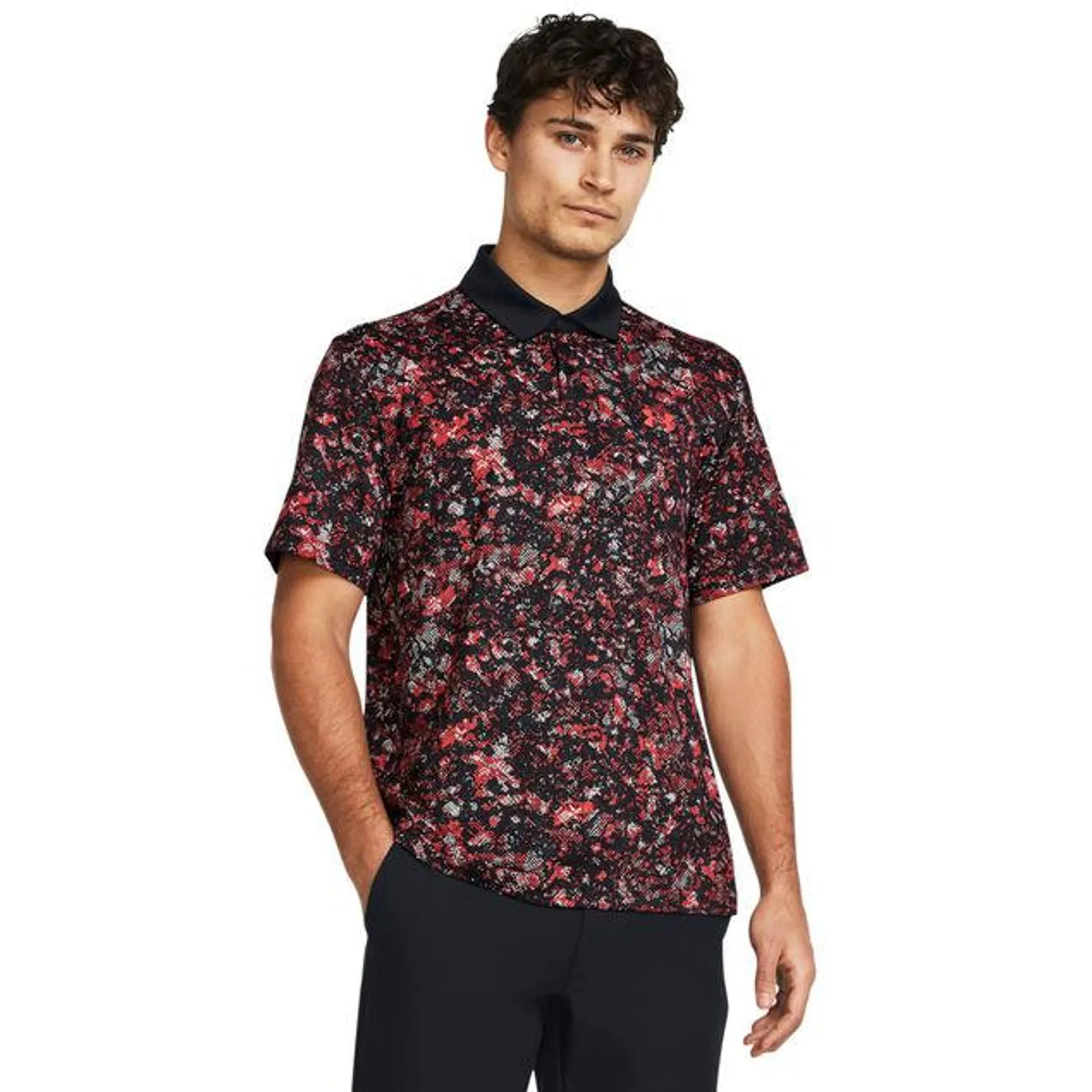 Under Armour Men's T2G Printed Golf Polo Shirt