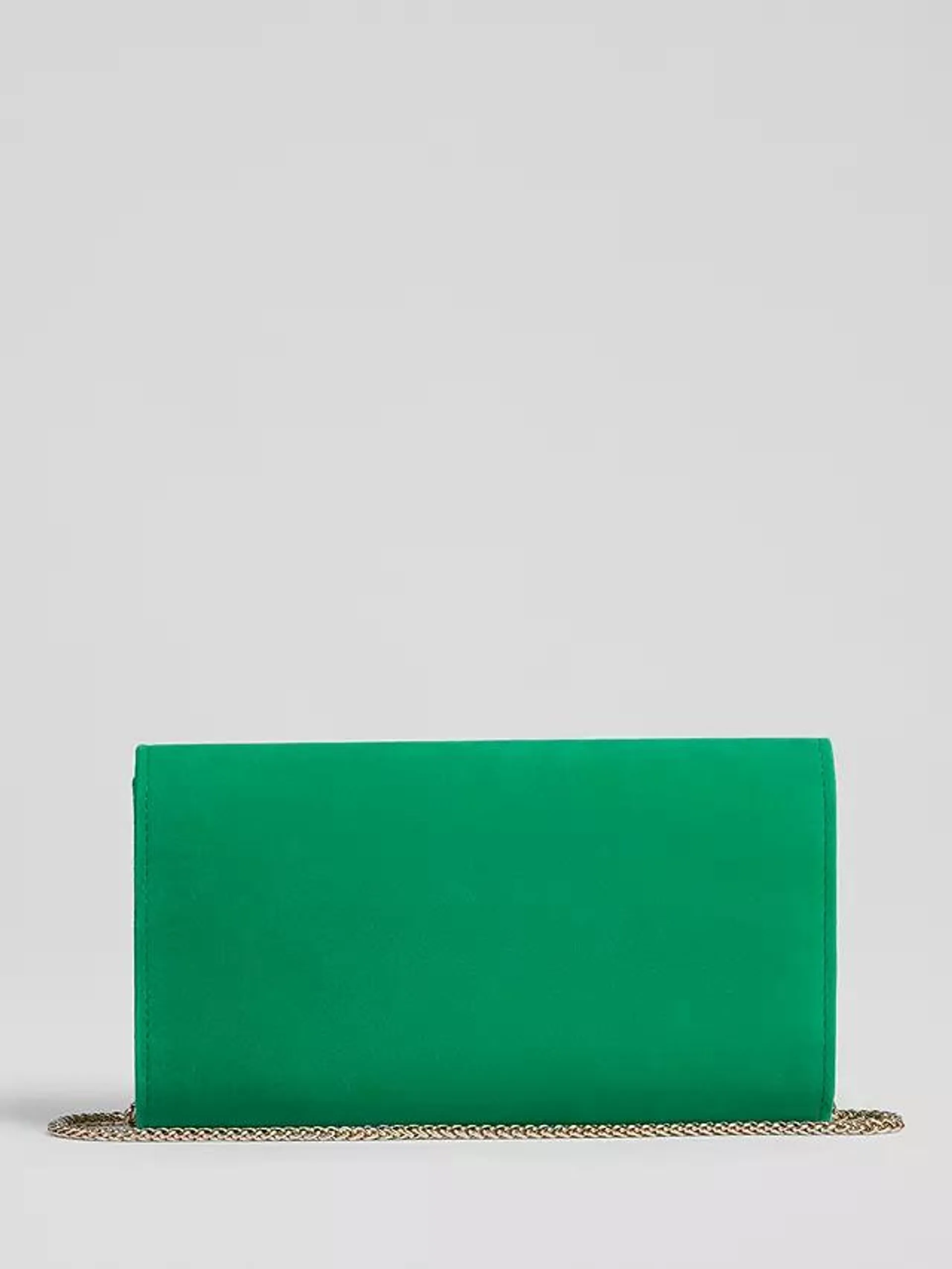 Lucy Clutch Bag, Eden Green